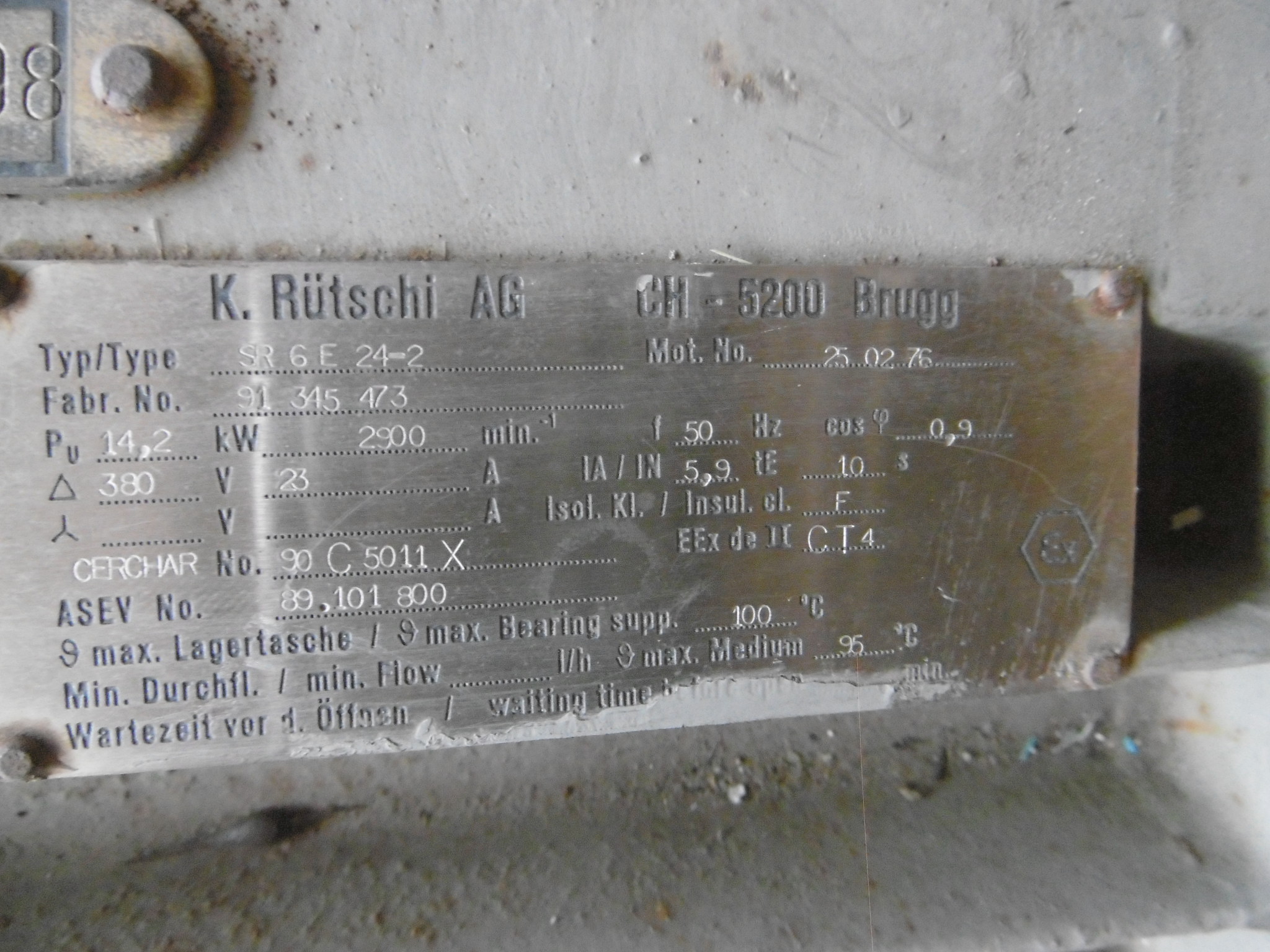 Unused Centrifugal Pump 0.9 m3/h (4 GPM) Stainless Steel 316 For Sale - IPP# 211680