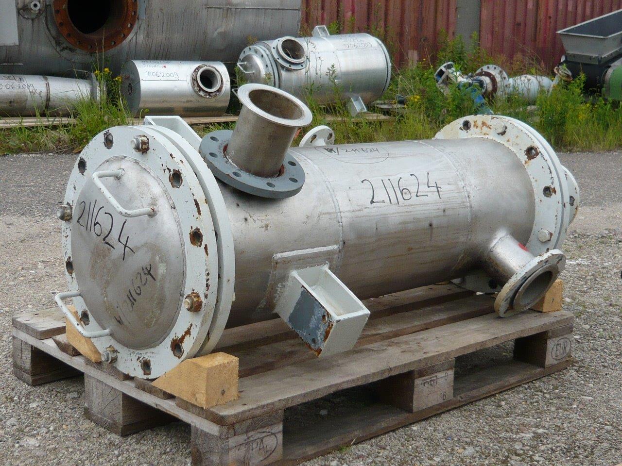  Shell and Tube Heat Exchanger 1.3 m² (14 ft²) Stainless Steel Other For Sale - IPP# 211624