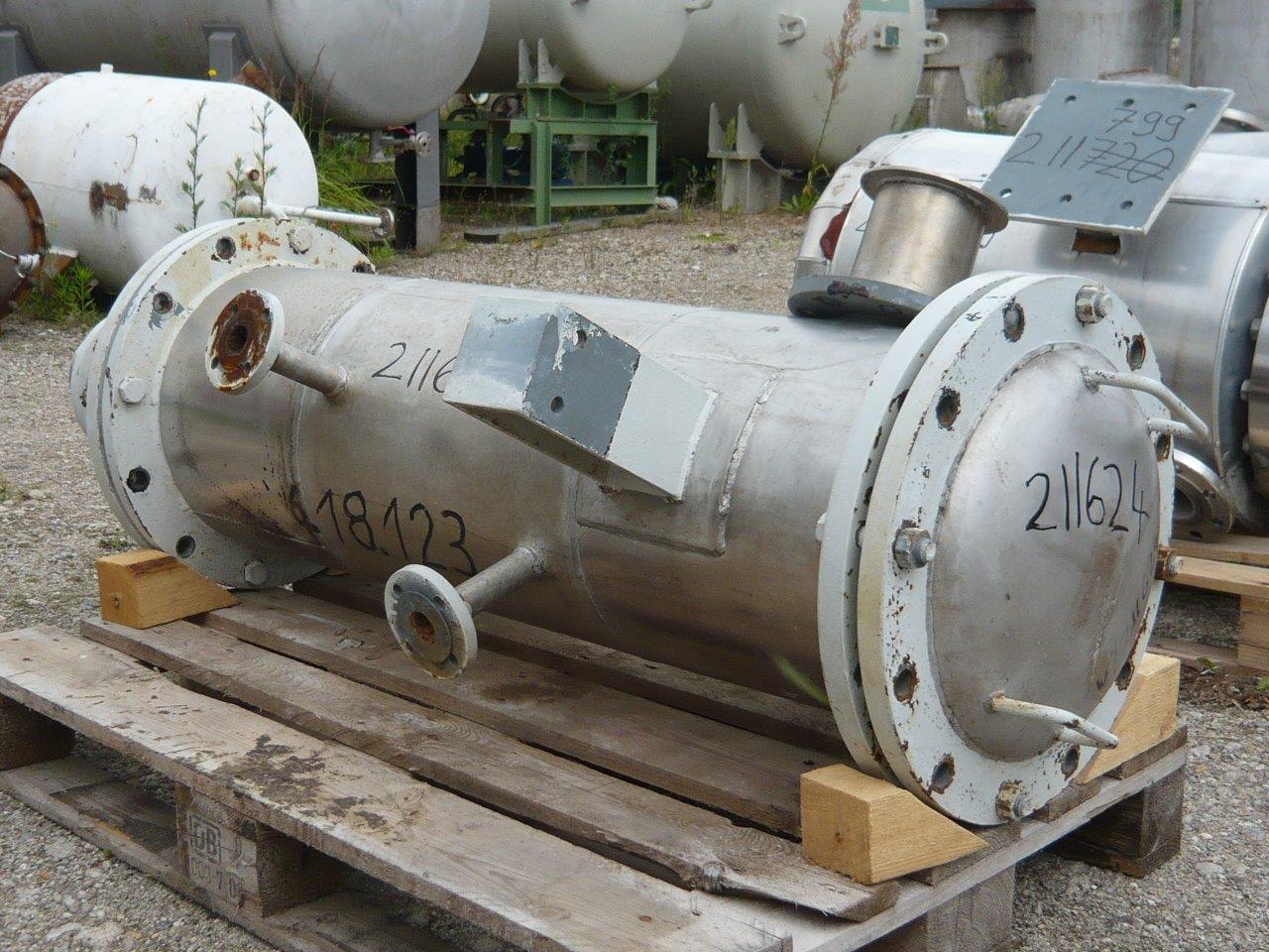  Shell and Tube Heat Exchanger 1.3 m² (14 ft²) Stainless Steel Other For Sale - IPP# 211624