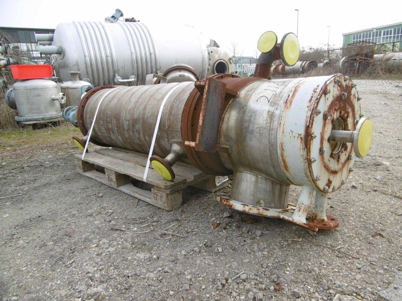 Stainless Steel Austenitic Wiped/Thin Film Evaporator 43.1 kg/h (95 lb/h) For Sale - IPP# 211636