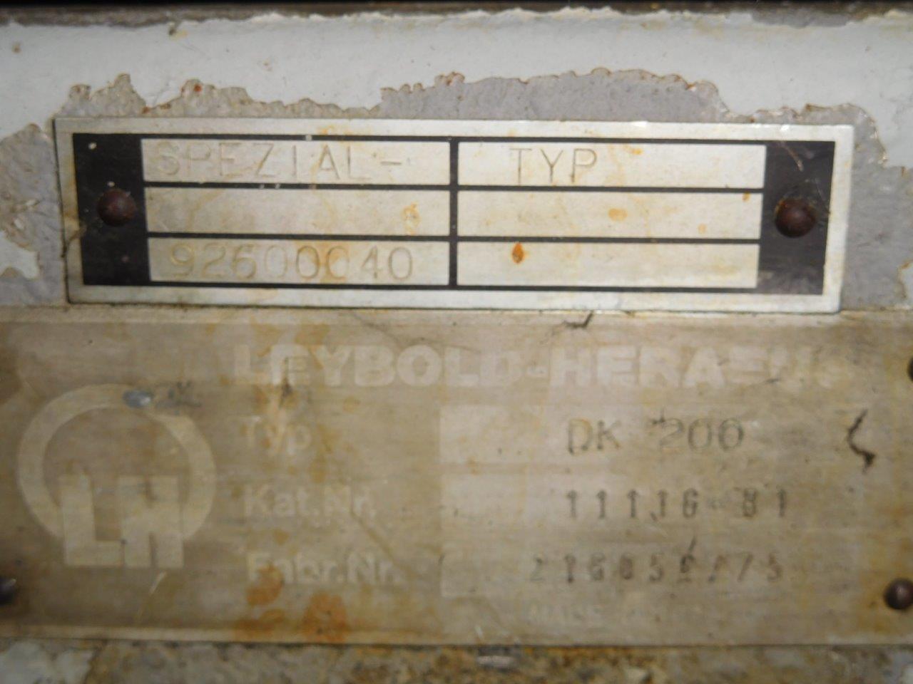   Pump-Vacuum 815 m3/h (479.7 CFM)  For Sale - IPP# 211743