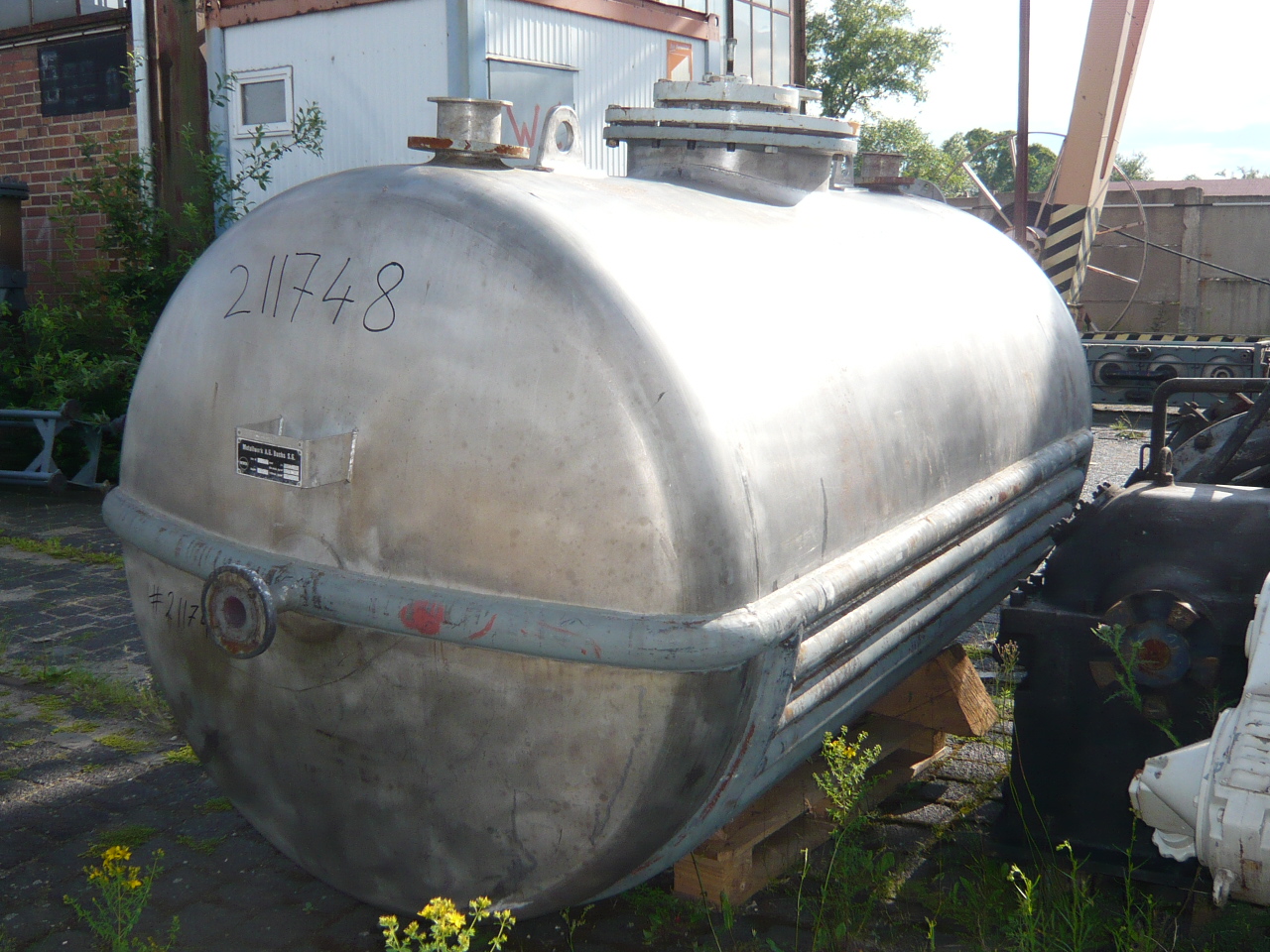 Stainless Steel 316 Metallwerk A.G. Buchs S.G.  Tank - IPP# 211748