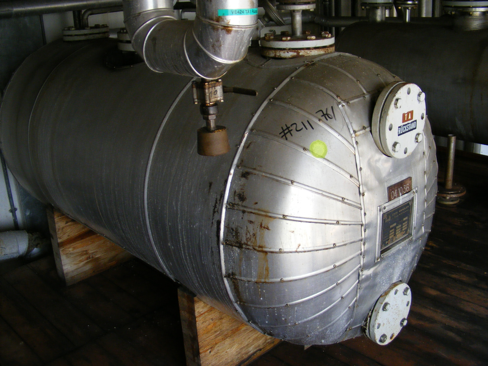 Stainless Steel 316 Carl Canzler Tank - IPP# 211761