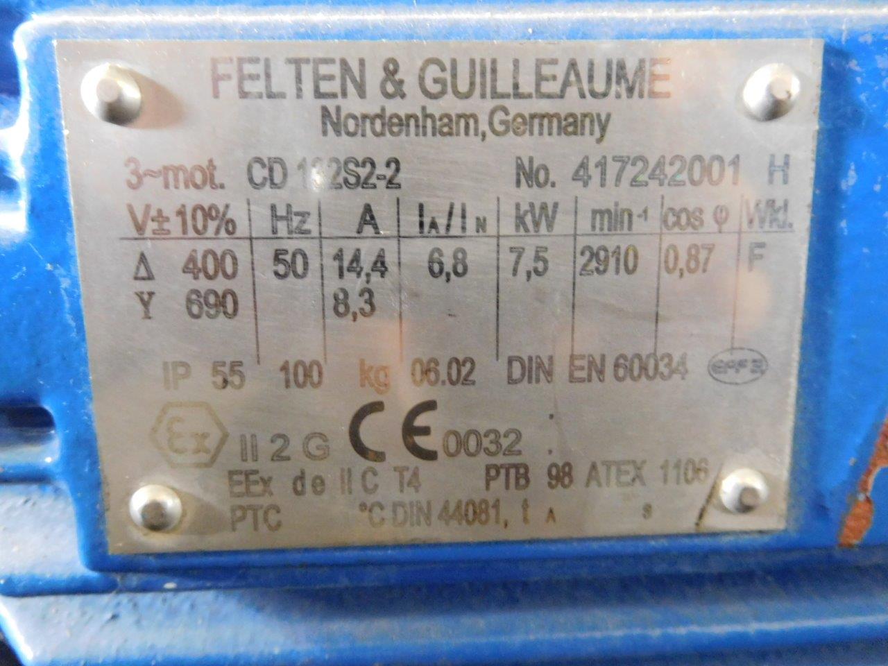  Motor Electrical 7.5 kW (10.1 HP)  For Sale - IPP# 211780