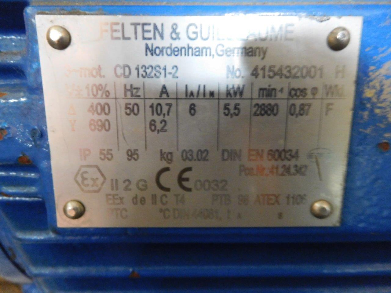  Motor Electrical 5.5 kW (7.4 HP)  For Sale - IPP# 211781