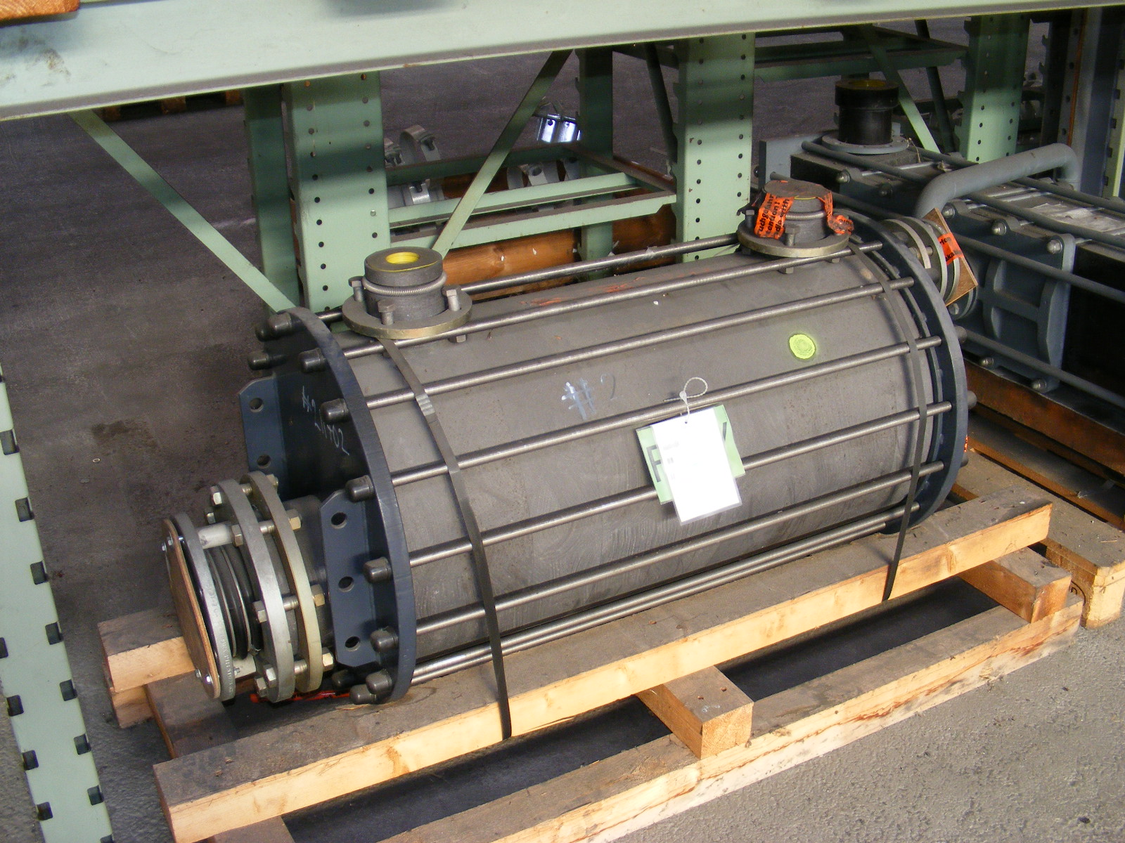  Spiral Heat Exchanger 4.2 m² (45.2 ft²) Graphite For Sale - IPP# 211702