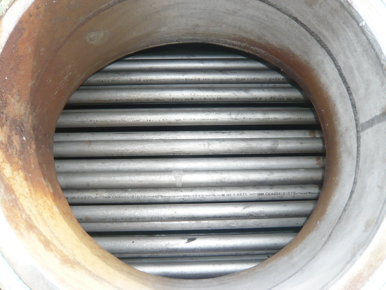  Stainless Steel 316 Wiped/Thin Film Evaporator 158.8 kg/h (350 lb/h) For Sale - IPP# 211714