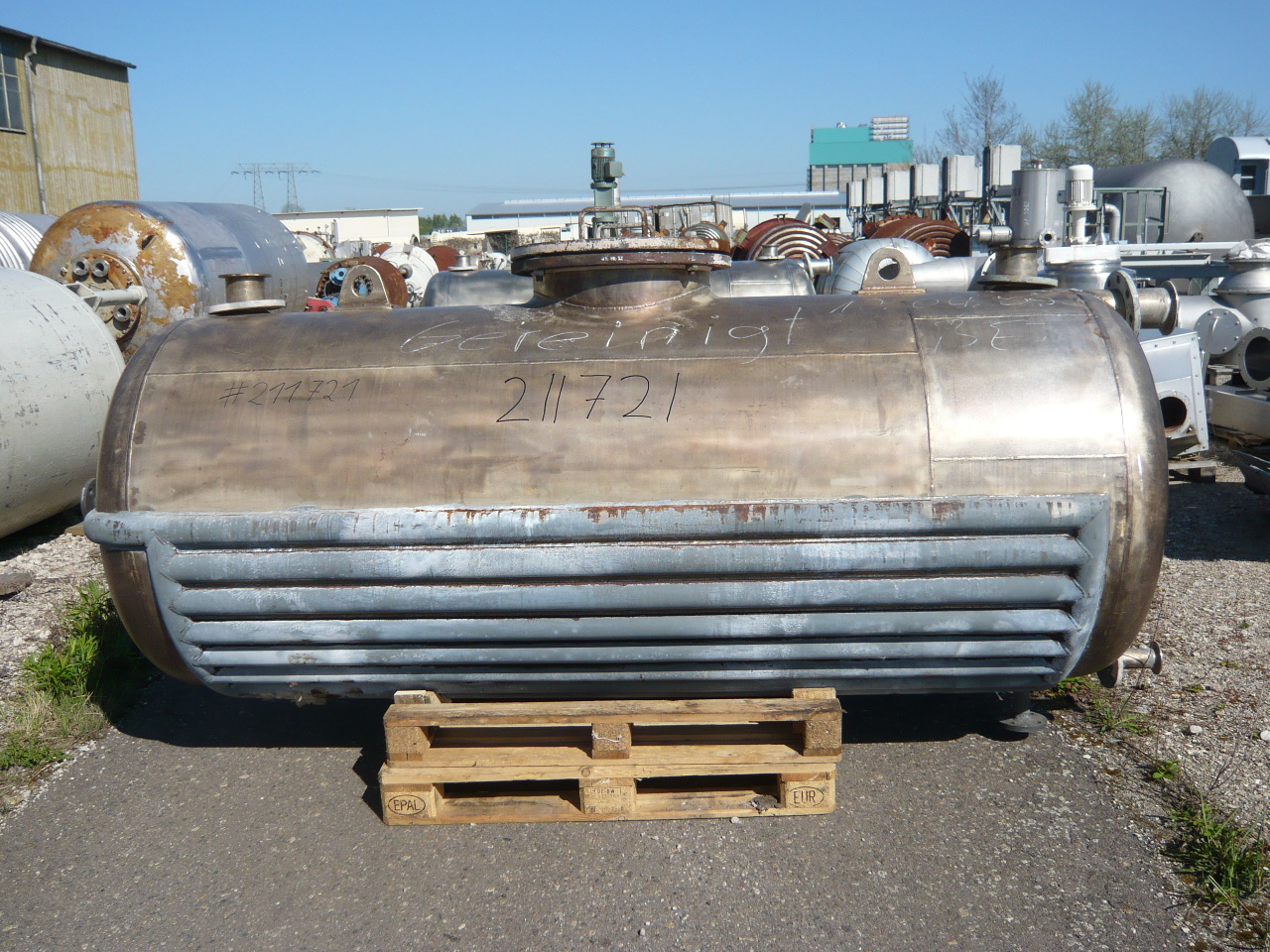 Stainless Steel 316 Tank Manufactured by Metallwerk A.G. Buchs S.G. - IPP# 211721
