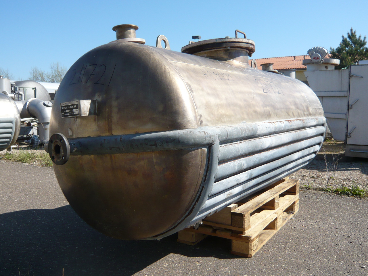 Stainless Steel 316 Tank Manufactured by Metallwerk A.G. Buchs S.G. - IPP# 211721