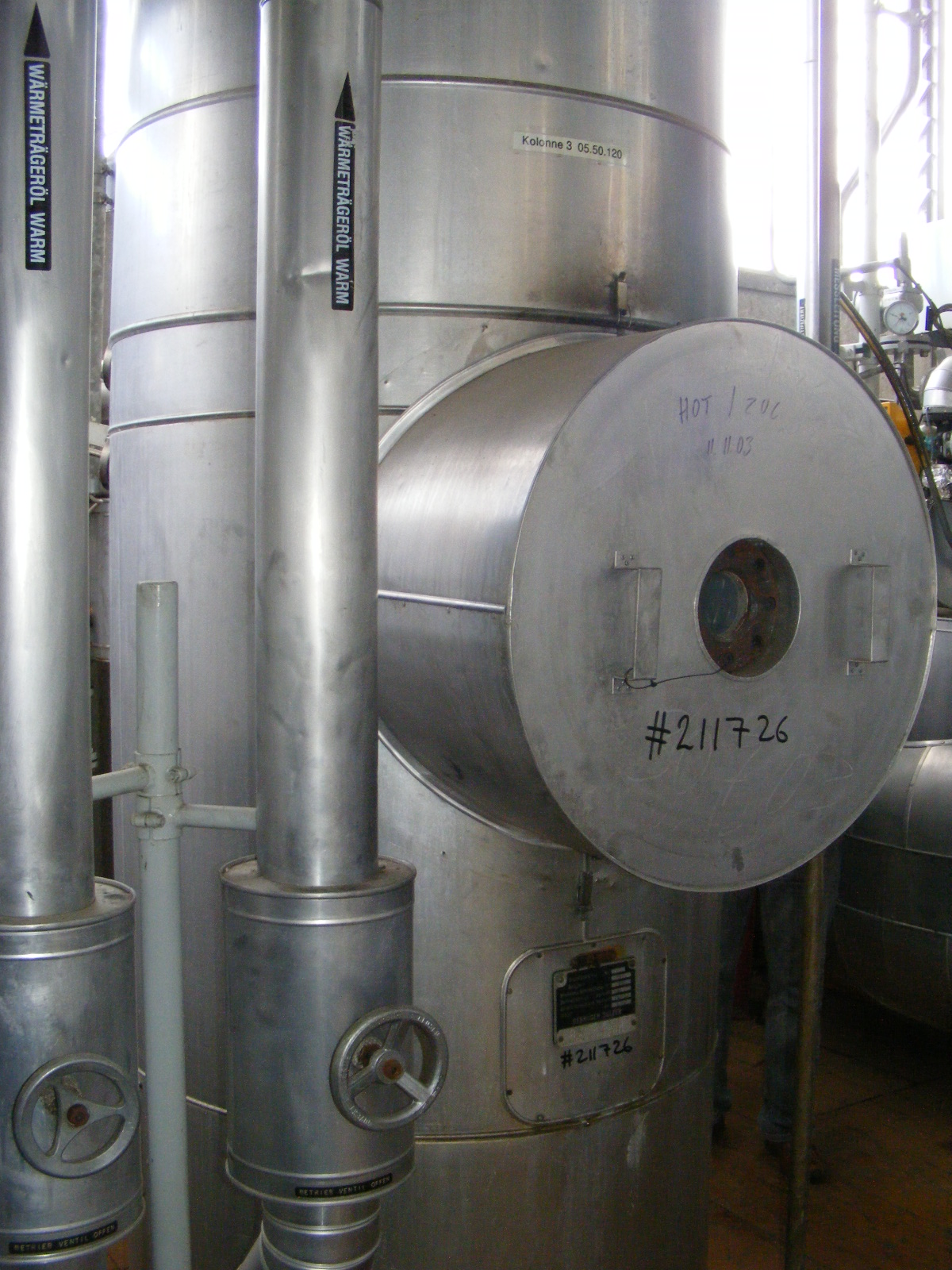 Packed Column 600 mm (23.6 in) Stainless Steel 316 For Sale - IPP# 211726