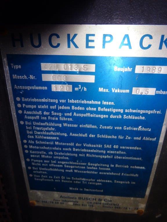   Pump-Vacuum 120 m3/h (70.6 CFM)  For Sale - IPP# 211817