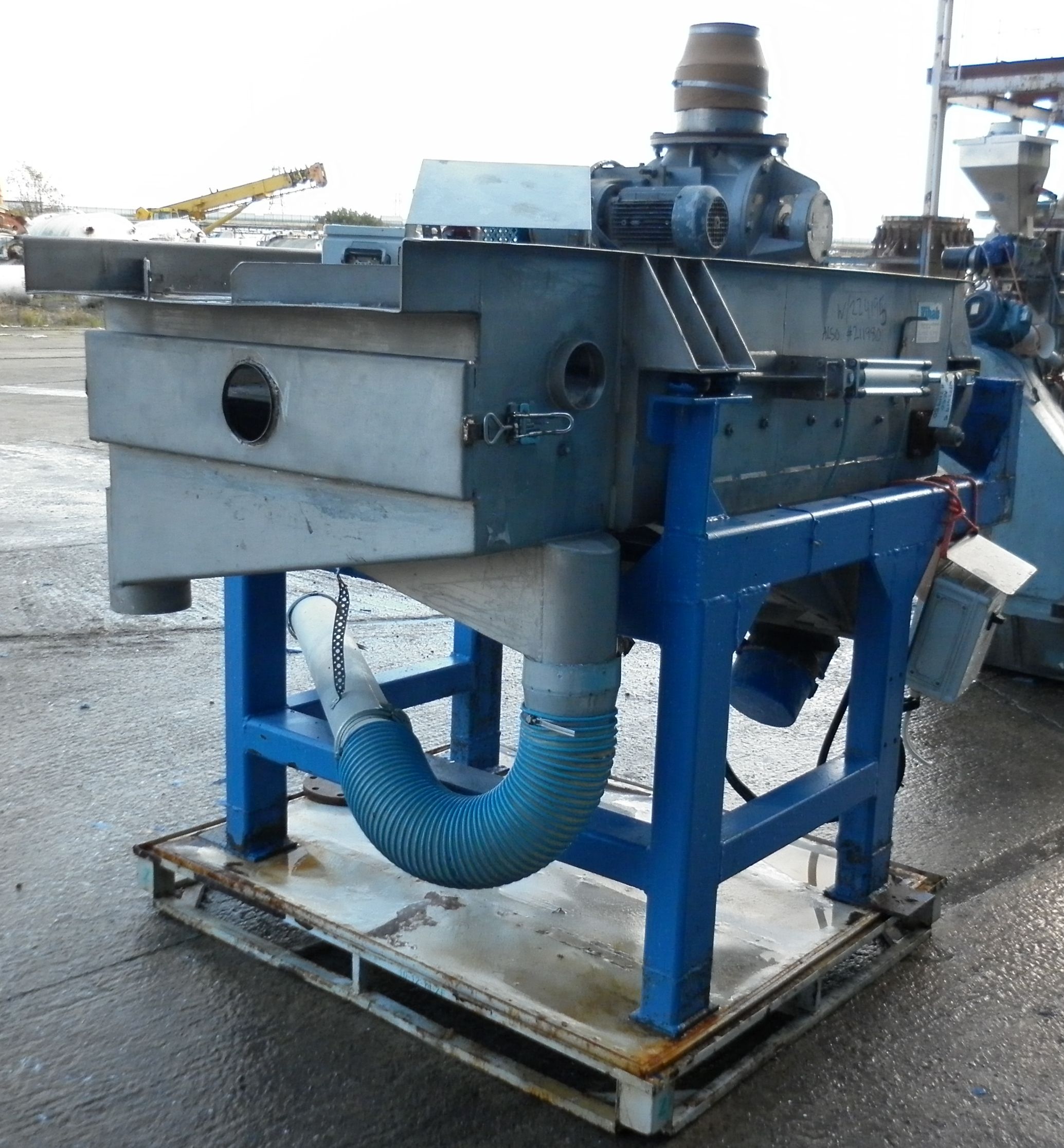 Stainless Steel 321 Vihab Vibrerande Hantering L2S Rotary Screener - IPP# 211980