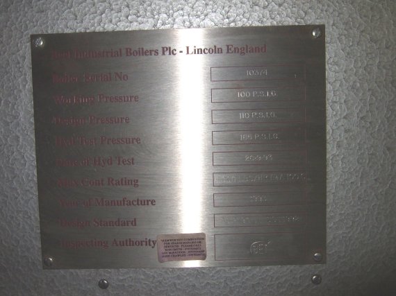 Beel Industrial Minister Steam Boiler - IPP# 212170