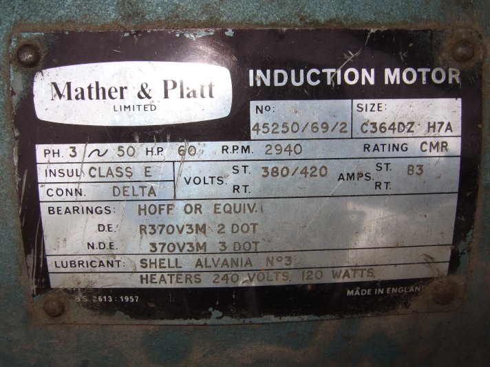 Mather & Platt Centrifugal Pump - IPP# 212350