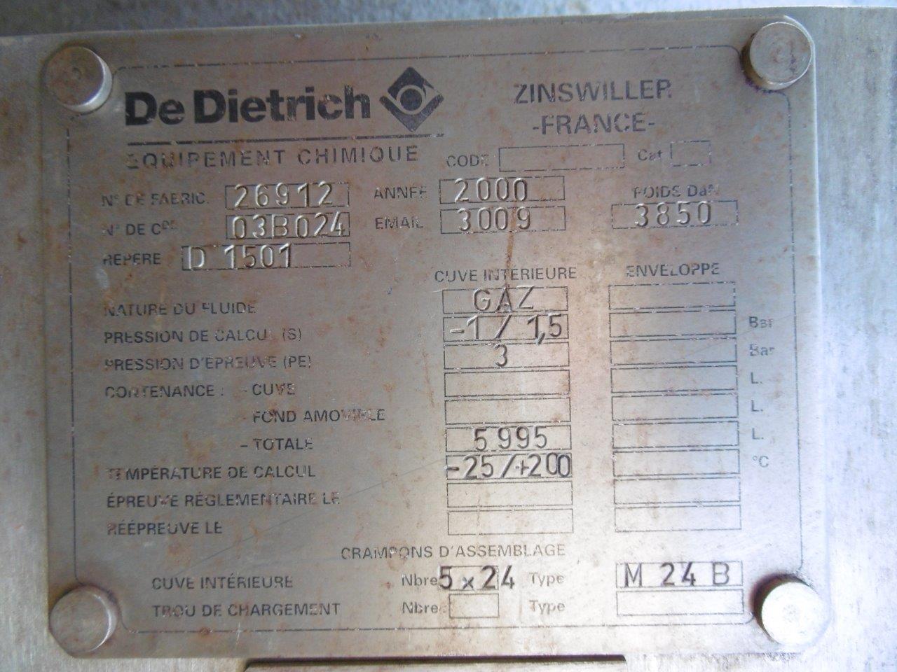 Glasslined DeDietrich Combination Column - IPP# 212447