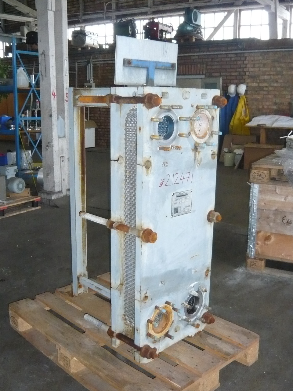  Plate and Frame Heat Exchanger 7.6 m² (81.8 ft²) Hastelloy - C276 For Sale - IPP# 212471