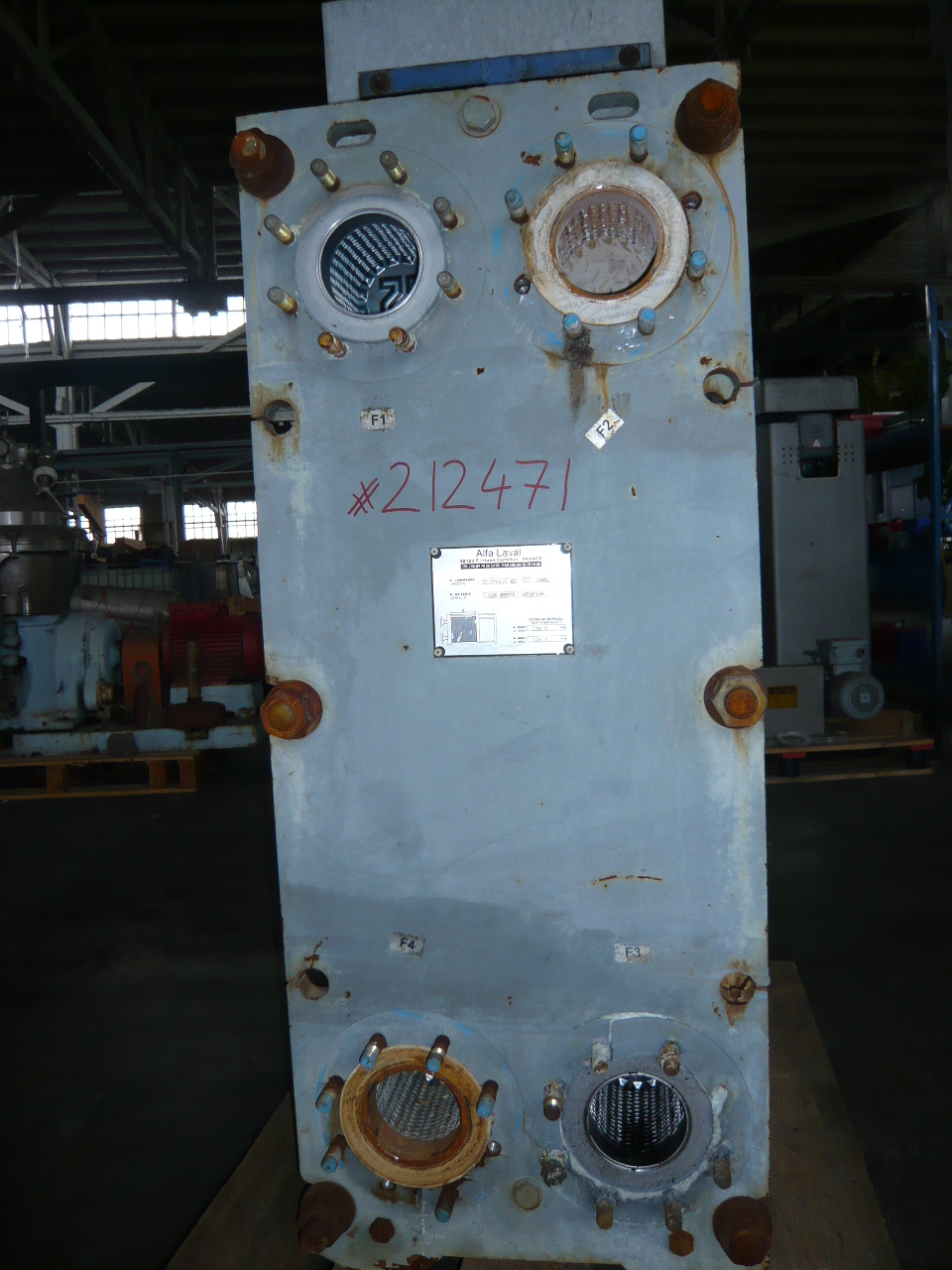  Plate and Frame Heat Exchanger 7.6 m² (81.8 ft²) Hastelloy - C276 For Sale - IPP# 212471
