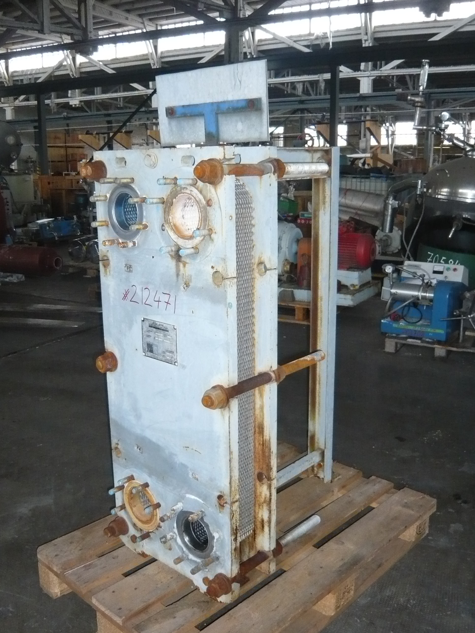  Plate and Frame Heat Exchanger 7.6 m² (81.8 ft²) Hastelloy - C276 For Sale - IPP# 212471