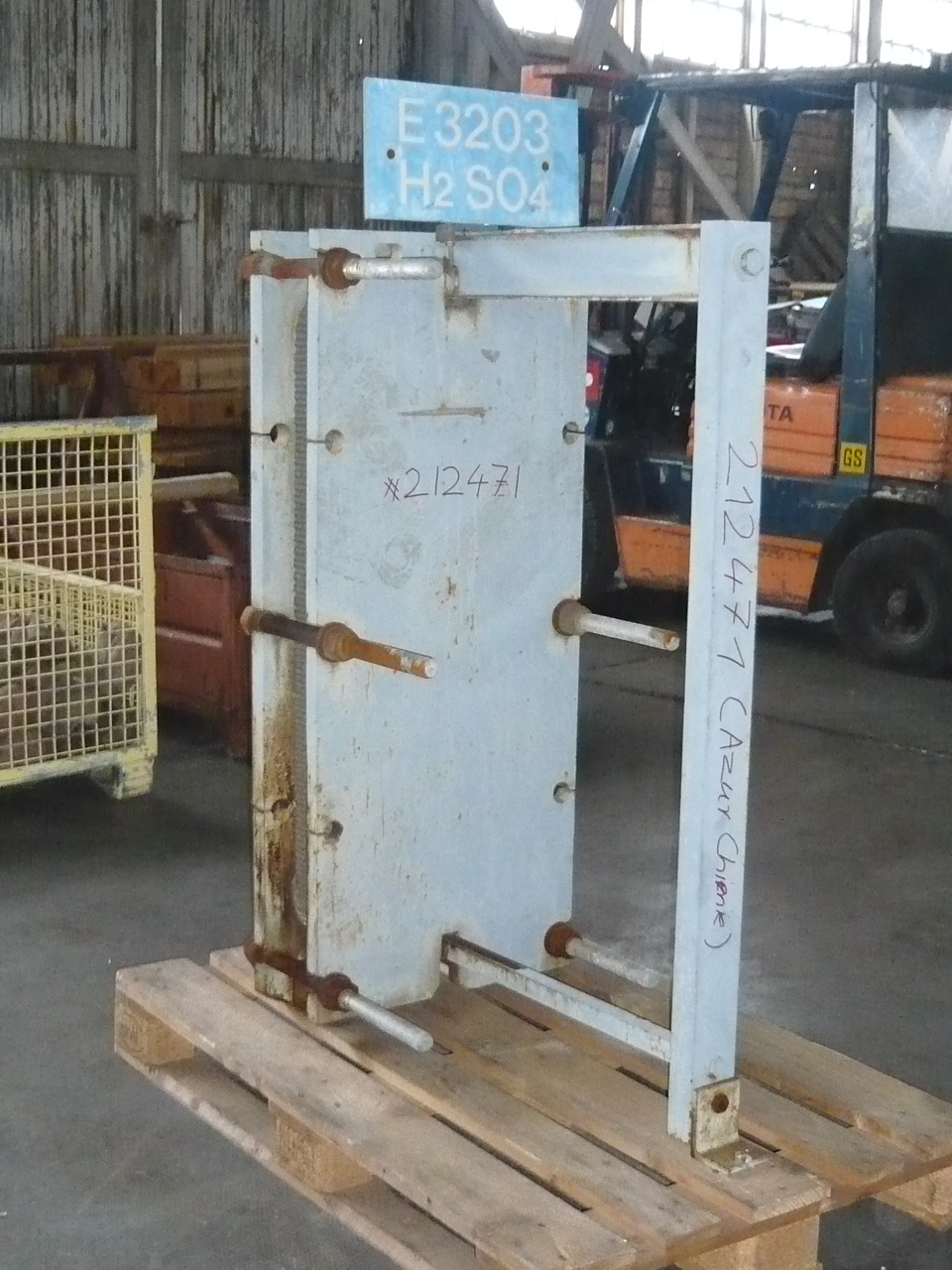  Plate and Frame Heat Exchanger 7.6 m² (81.8 ft²) Hastelloy - C276 For Sale - IPP# 212471