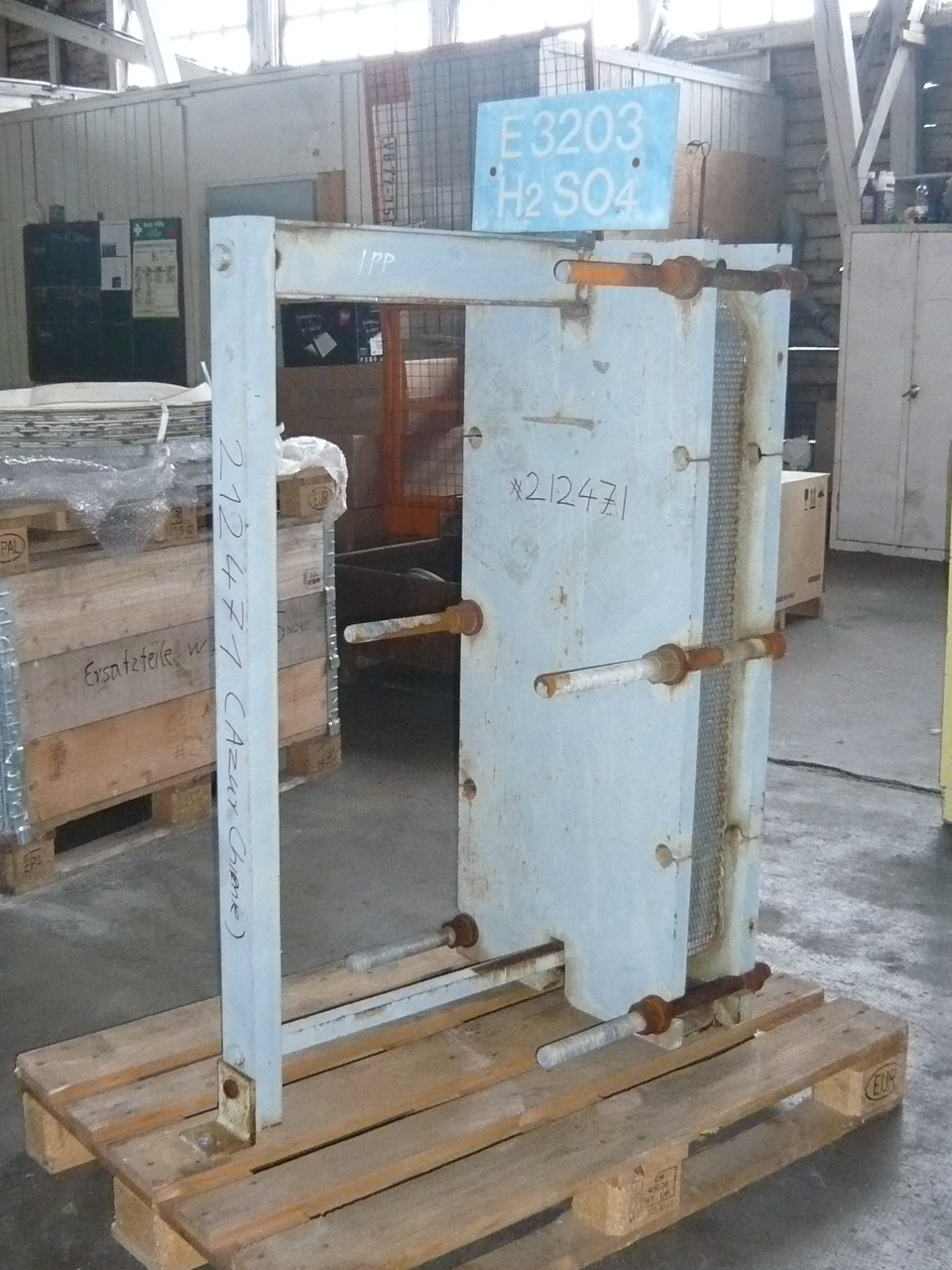  Plate and Frame Heat Exchanger 7.6 m² (81.8 ft²) Hastelloy - C276 For Sale - IPP# 212471