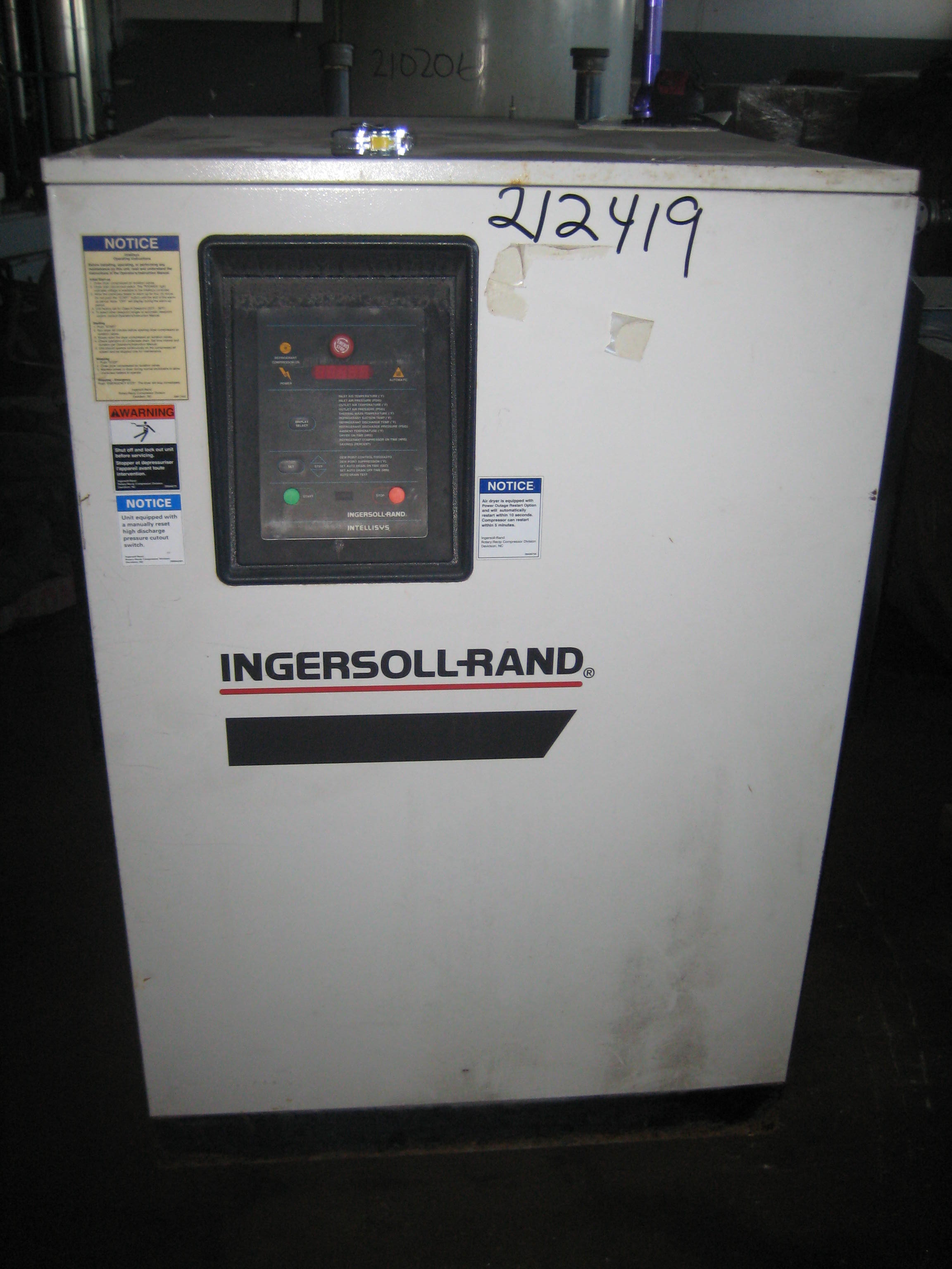 Ingersoll Rand TM 300 Rotary Compressor - IPP# 212419