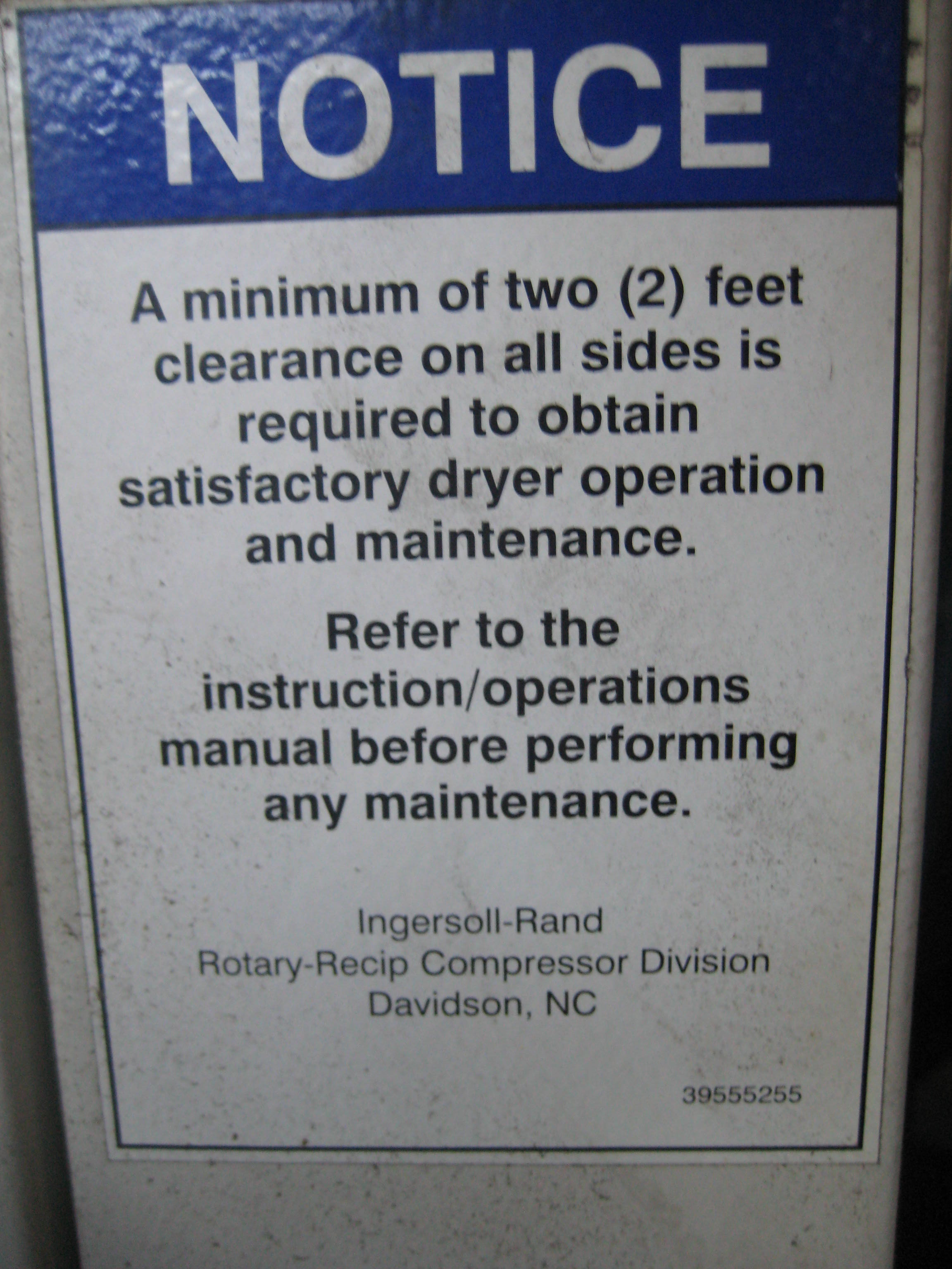 Ingersoll Rand TM 300 Rotary Compressor - IPP# 212419