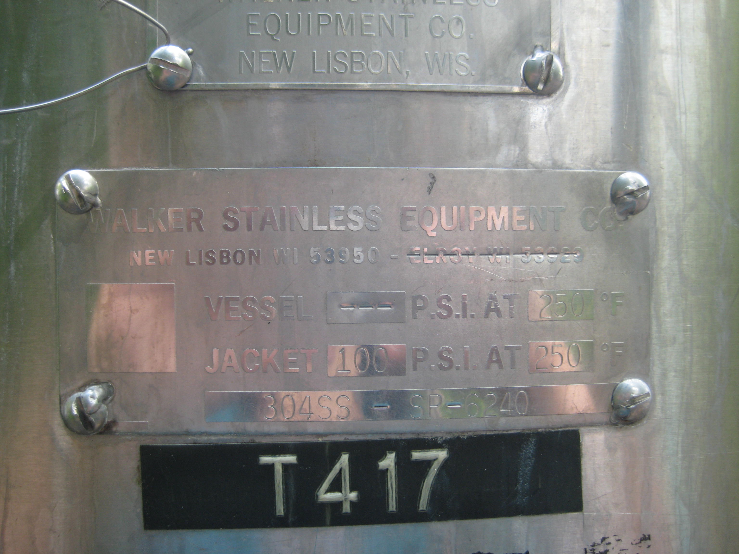 Stainless Steel 304 Tank - IPP# 212517