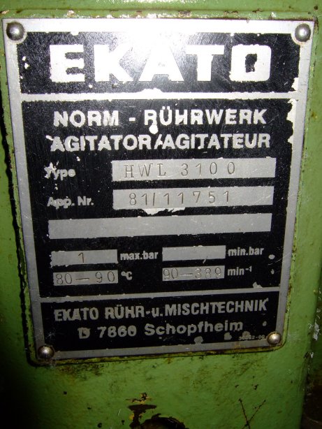 Stainless Steel 316 Kleiser und Losch Gmbh Contactor Column - IPP# 212764