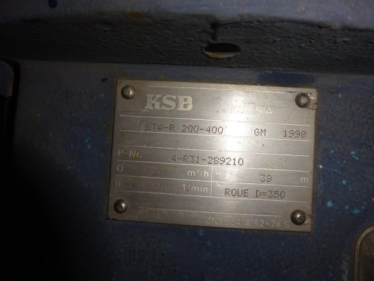  Centrifugal Pump 350 m3/h (1,550 GPM) Carbon Steel For Sale - IPP# 212791