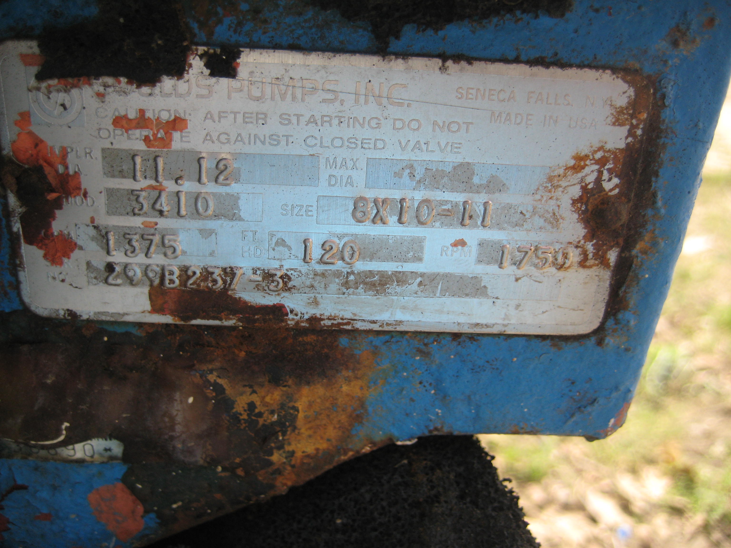  Centrifugal Pump 312.3 m3/h (1,400 GPM) Carbon Steel For Sale - IPP# 212856