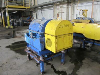   Centrifuge-Solid Bowl-Decanter 18.6 kW (25 HP) Stainless Steel 316 For Sale - IPP# 212888