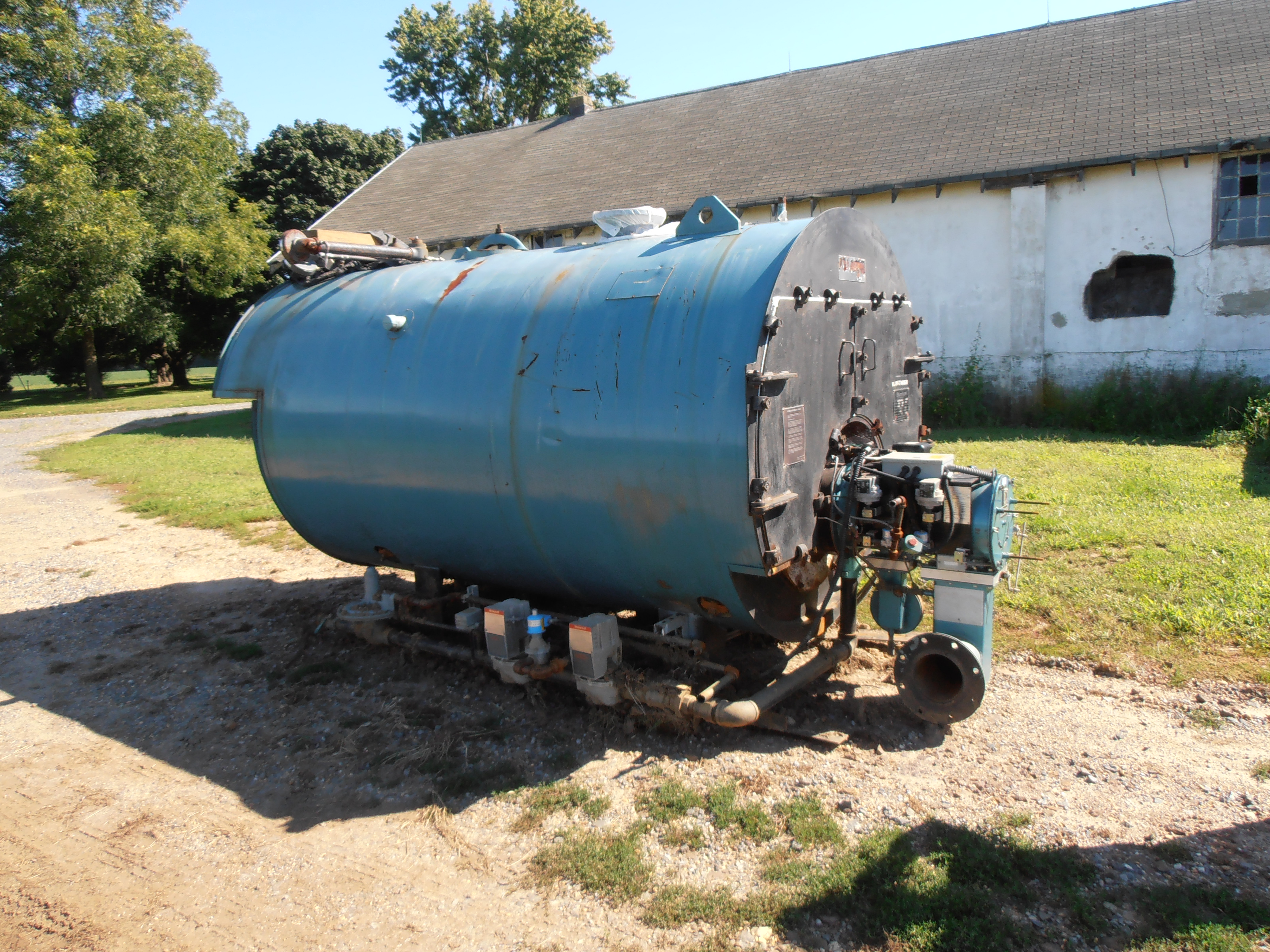 Carbon Steel Burnham LN3L-150-50-G-BNM Steam Boiler - IPP# 212959
