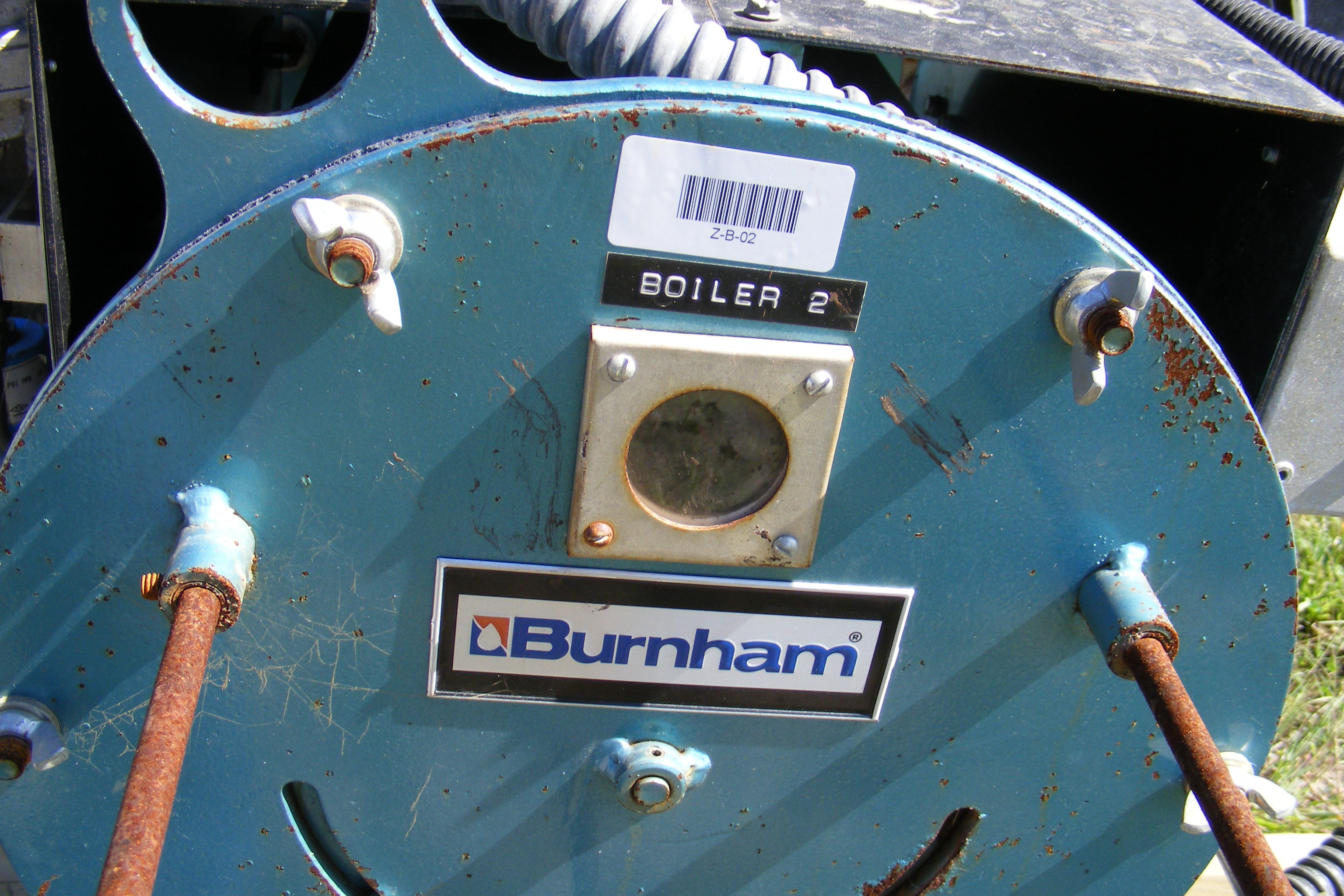 Carbon Steel Burnham LN3L-150-50-G-BNM Steam Boiler - IPP# 212959