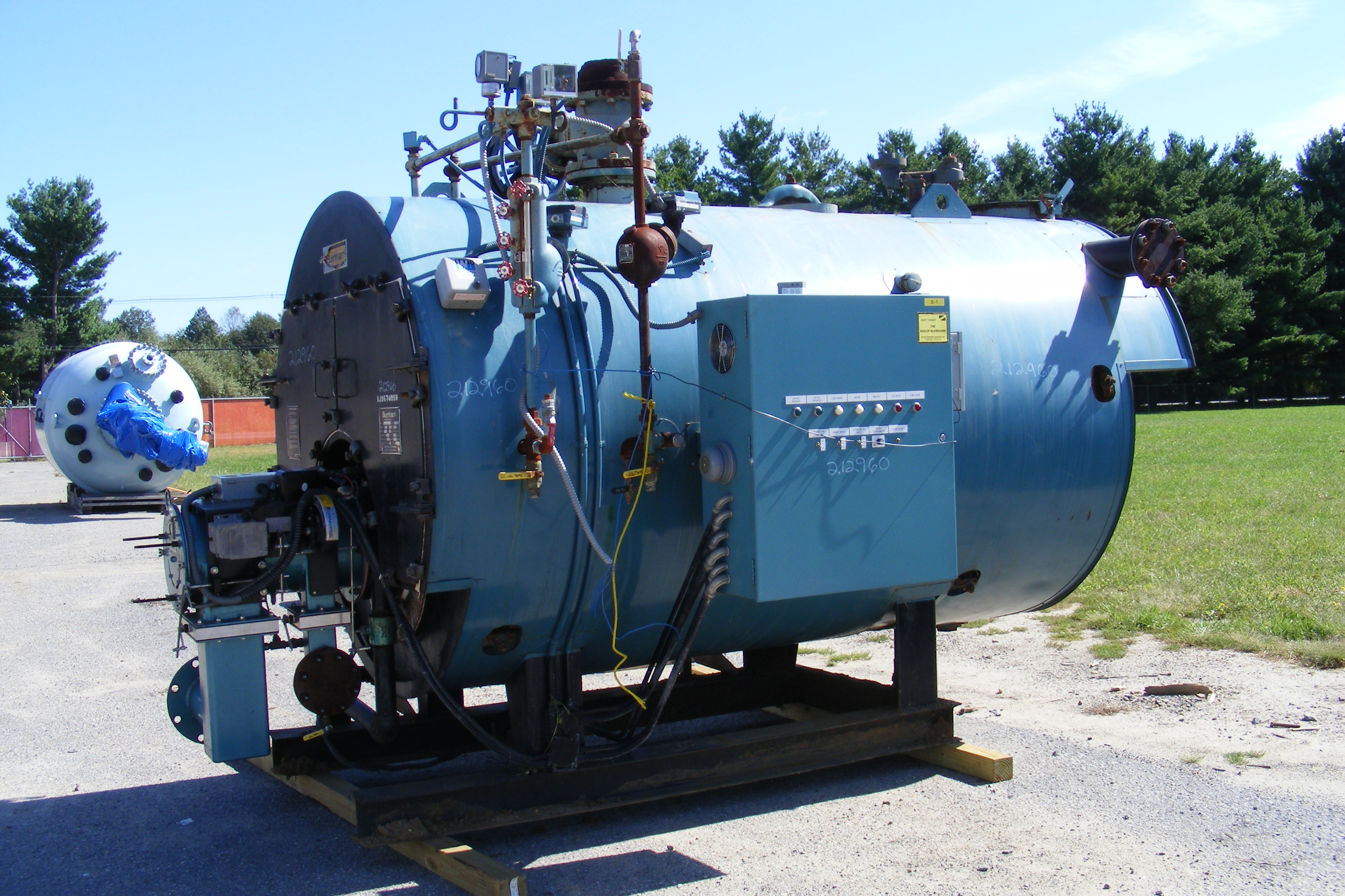 Carbon Steel Steam Boiler 2,347 kg/h (5,175 lb/h) For Sale - IPP# 212960
