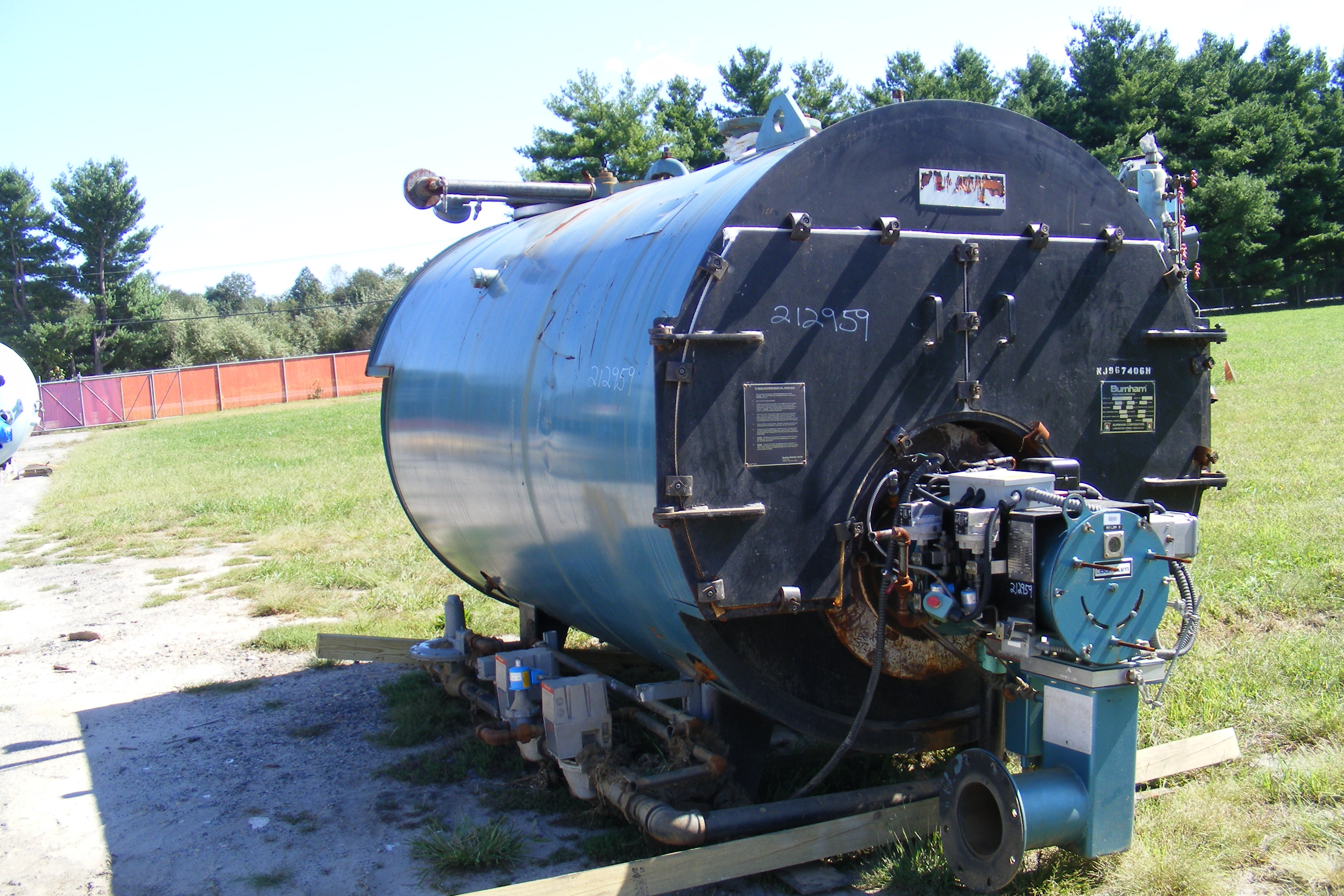  Carbon Steel Steam Boiler 2,347 kg/h (5,175 lb/h) For Sale - IPP# 212960