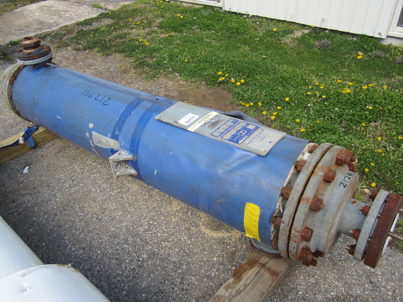 Tantalum Astro Cosmos Shell and Tube Heat Exchanger - IPP# 212961