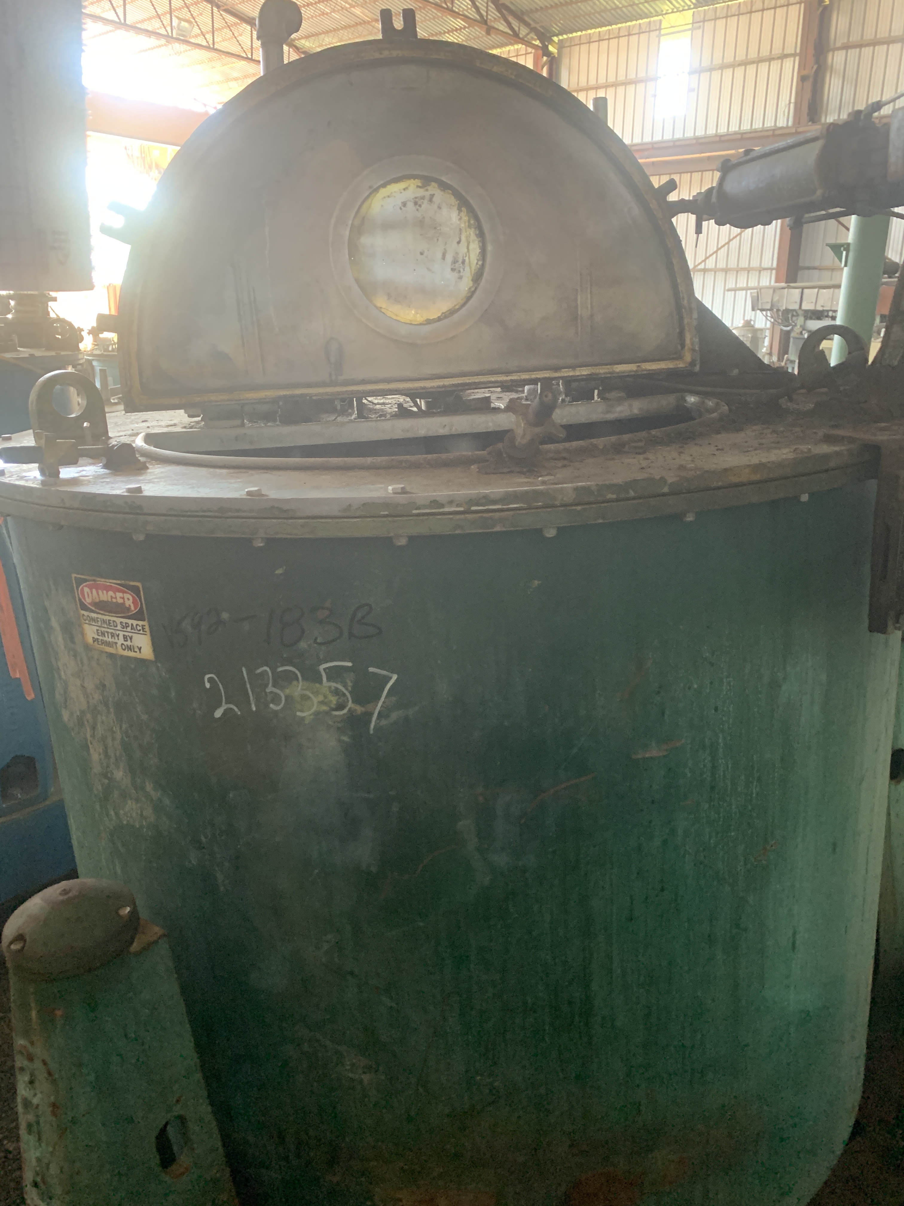 Stainless Steel 316 Sharples Auto Discharge-Bottom Centrifuge-Basket - IPP# 213357