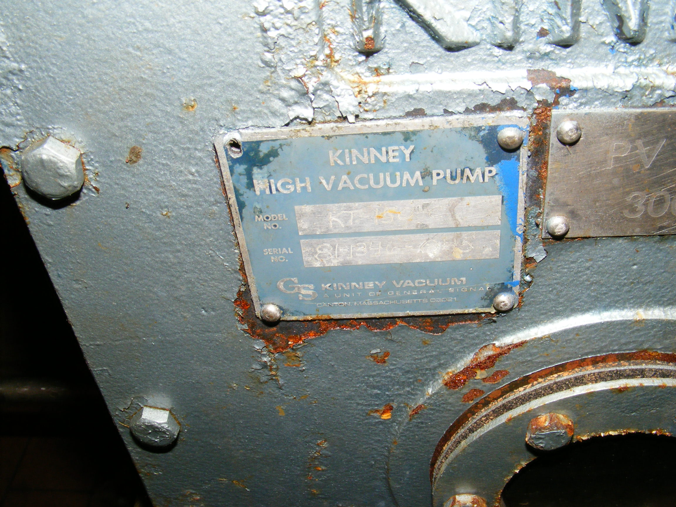   Pump-Vacuum 254.9 m3/h (150 CFM)  For Sale - IPP# 213375