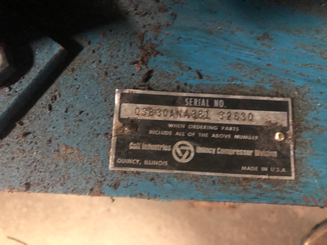  Rotary Compressor 192 m3/h (113 CFM) Carbon Steel For Sale - IPP# 213498