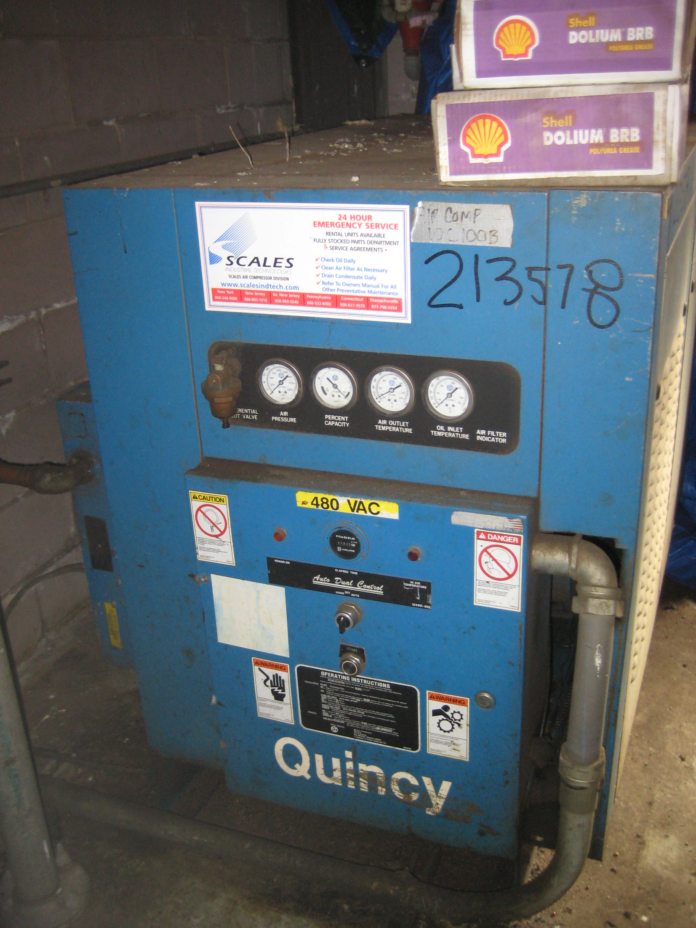  Rotary Compressor 314.3 m3/h (185 CFM) Carbon Steel For Sale - IPP# 213578