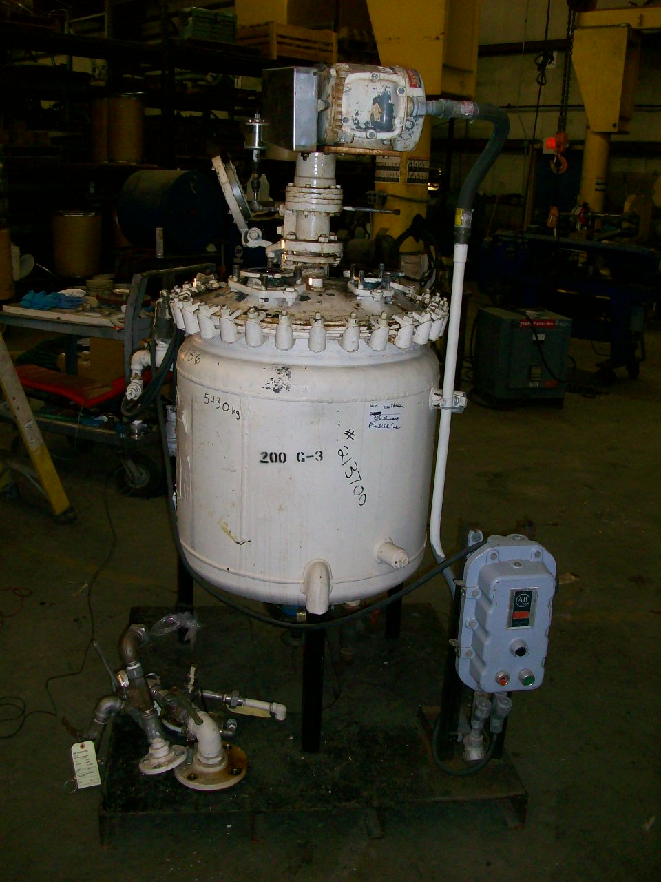 Glasslined Pfaudler Batch-Type Agitated Reactor - IPP# 213700