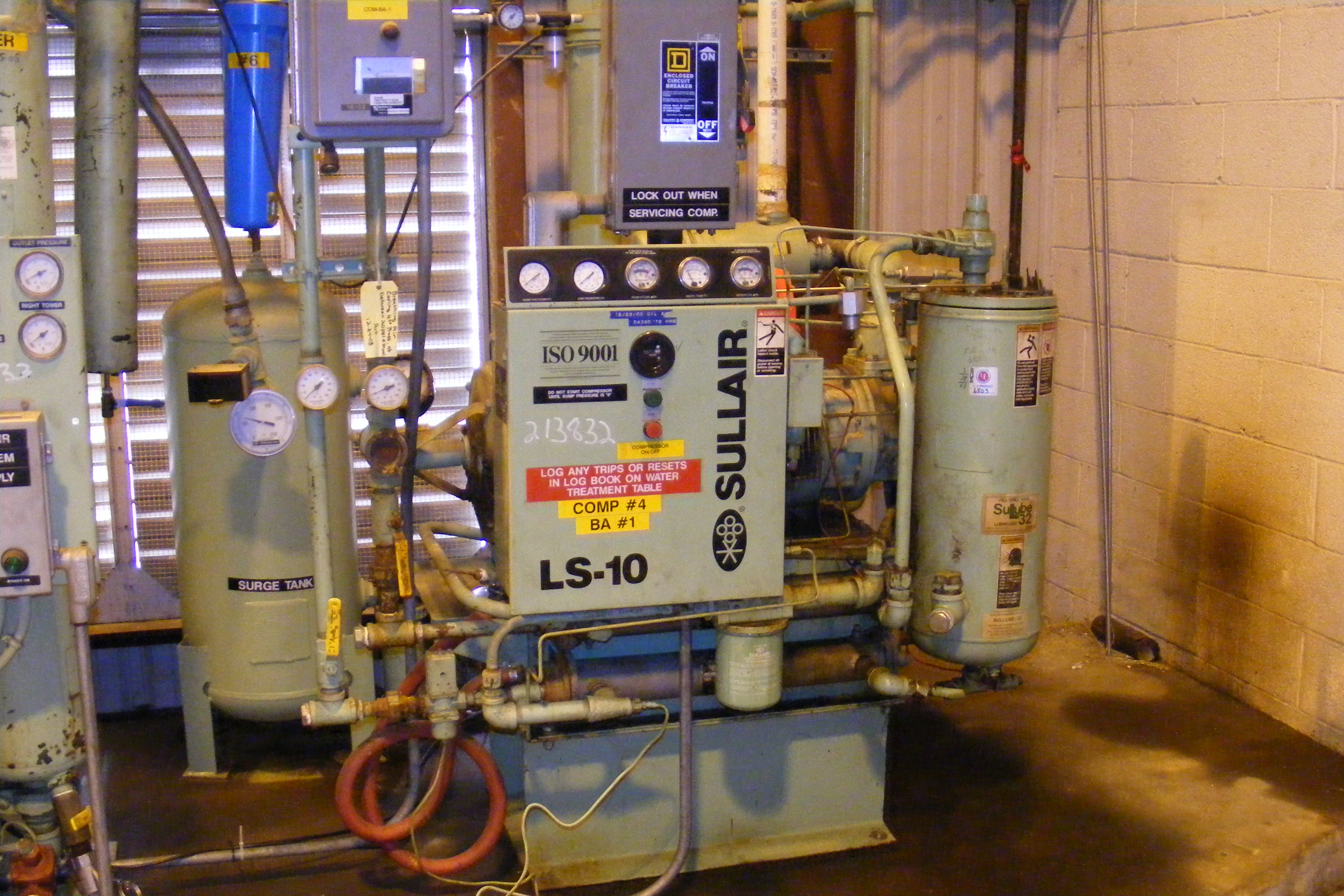 Sullair LS-10-30 WCWC Rotary Compressor - IPP# 213832