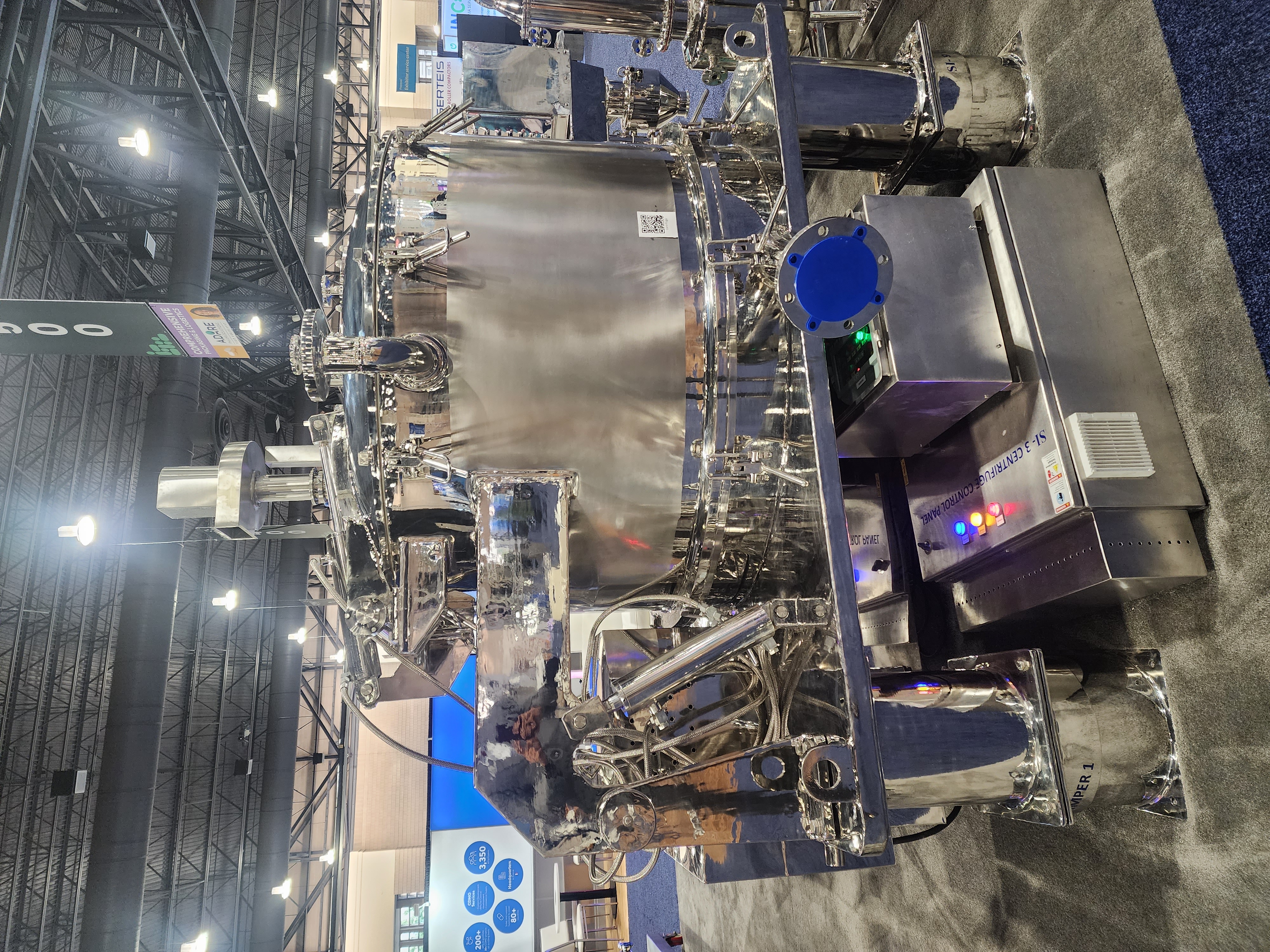 New Centrifuge-Basket Manual Discharge-Top 316 Stainless Steel SI-2 from GPS - IPP# 224581
