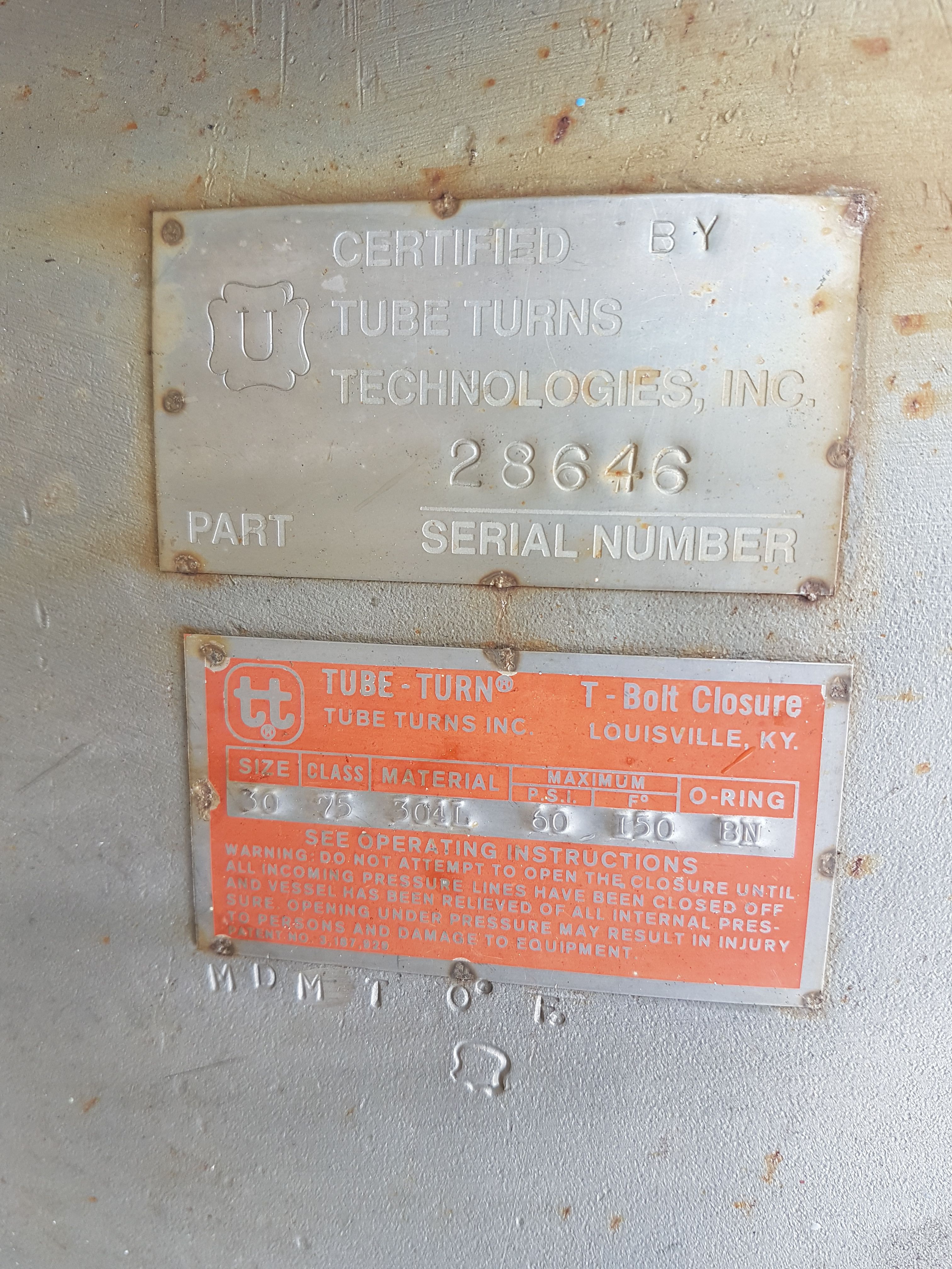 Stainless Steel 304 Sweco TS-24S Classifier - IPP# 225234