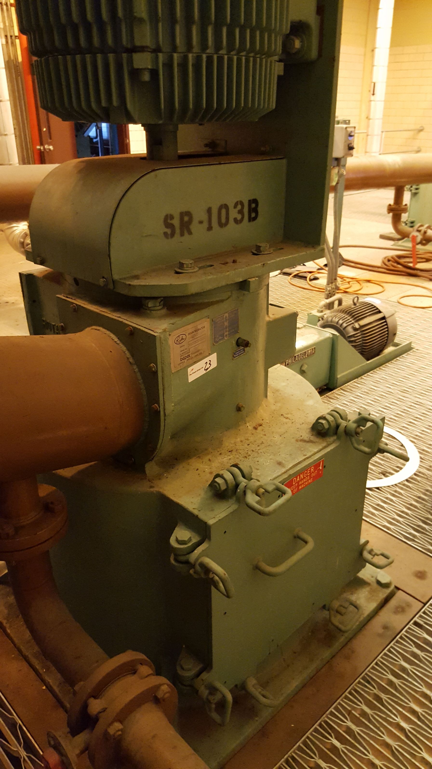 Unused Carbon Steel Rietz RD-18-P32 Granulator/Disintegrator Pulverizer - IPP# 225386