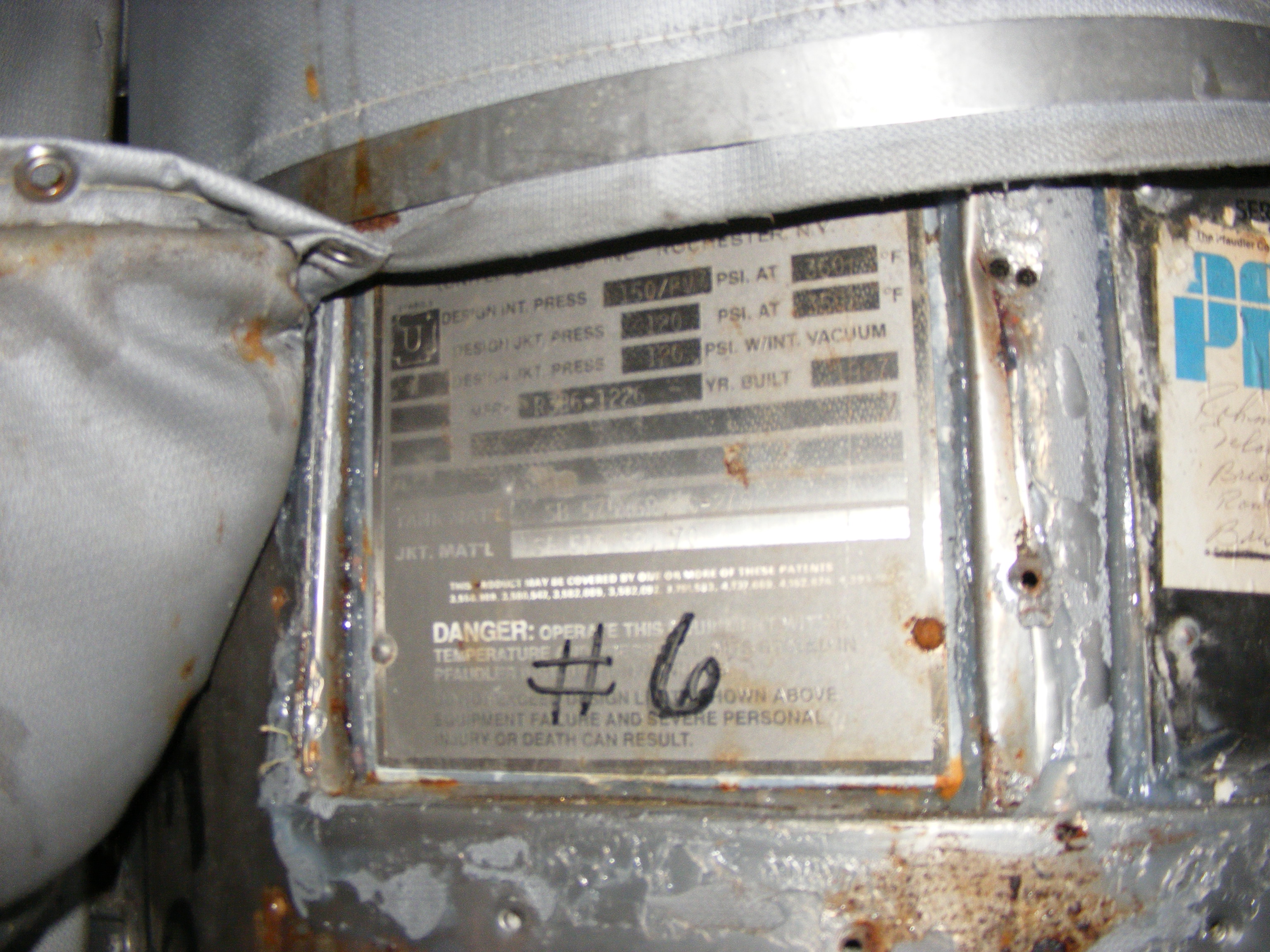 Hastelloy - C276 Pfaudler JOWCT Tank - IPP# 225339