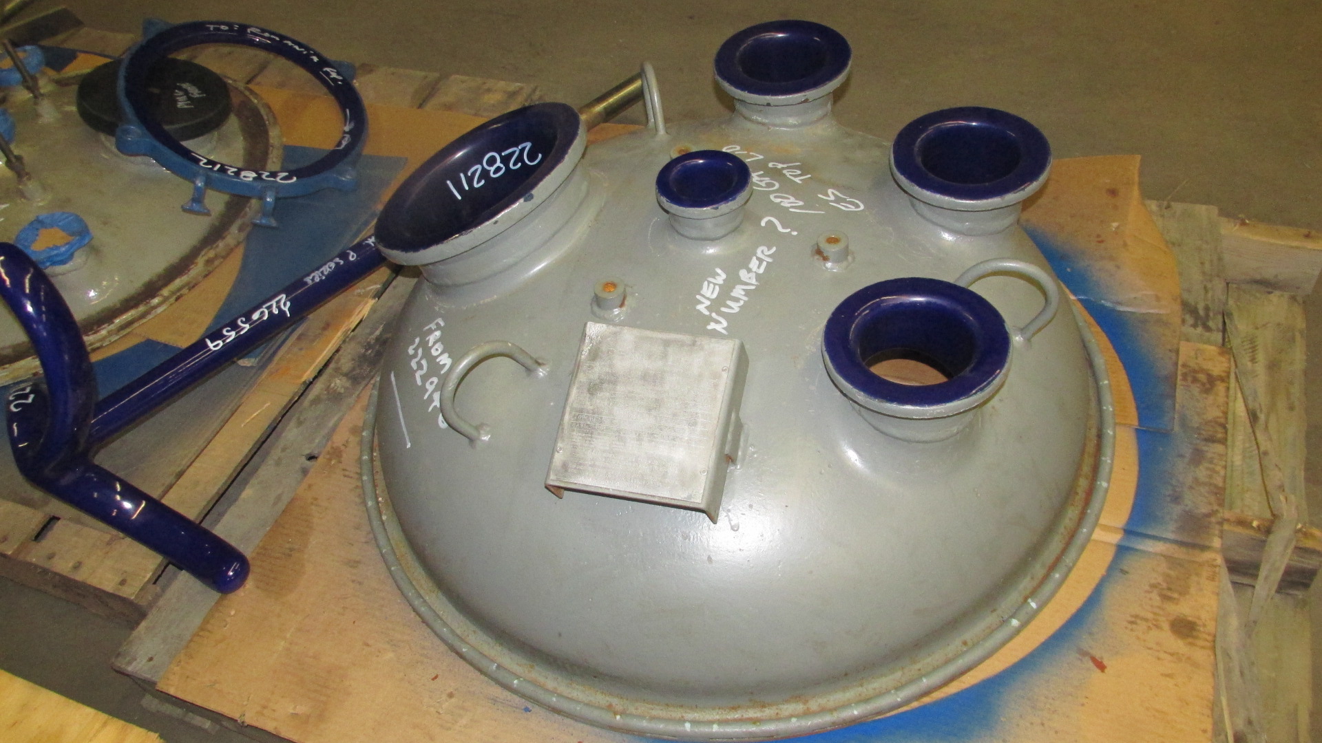  Main Cover Glass Lined Parts 378.5 L (100 gallons) Glasslined For Sale - IPP# 228211