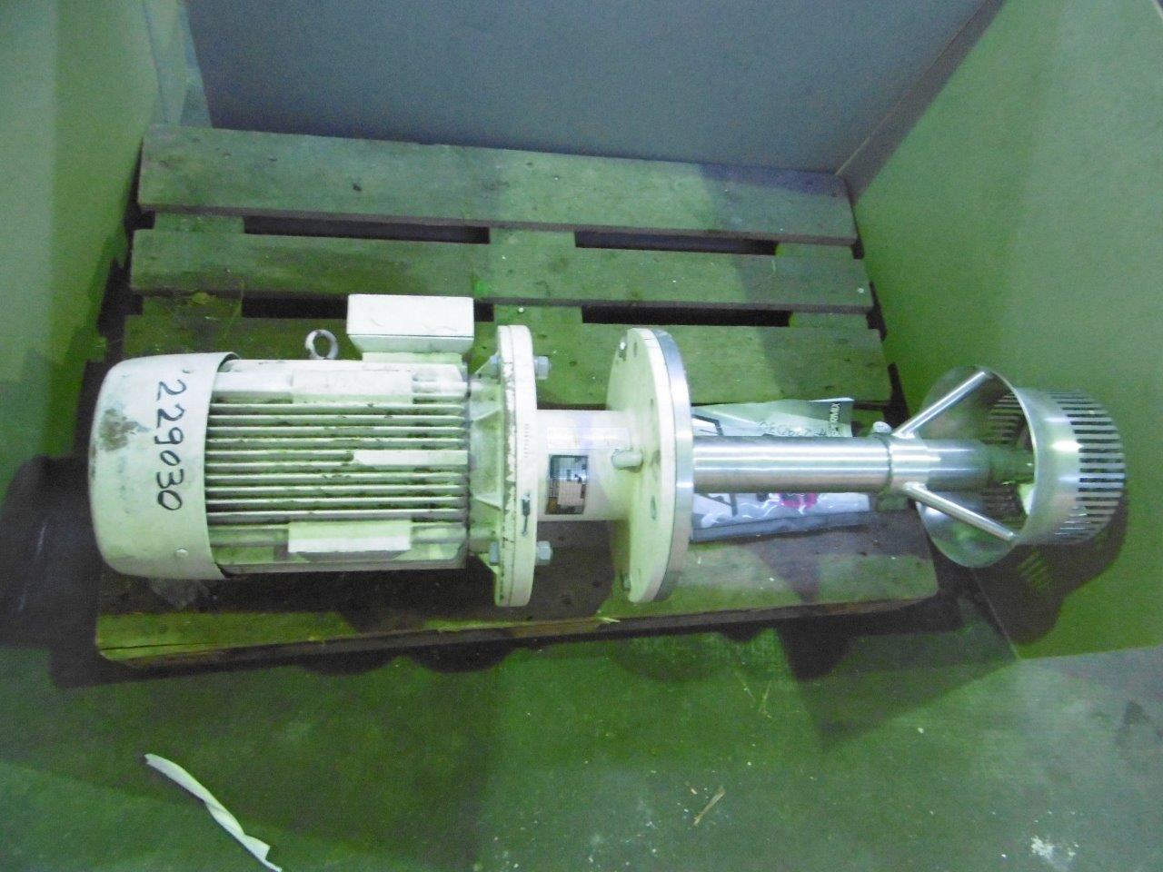 Drive Agitator 11 kW (14.8 HP) Stainless Steel Austenitic For Sale - IPP# 229030