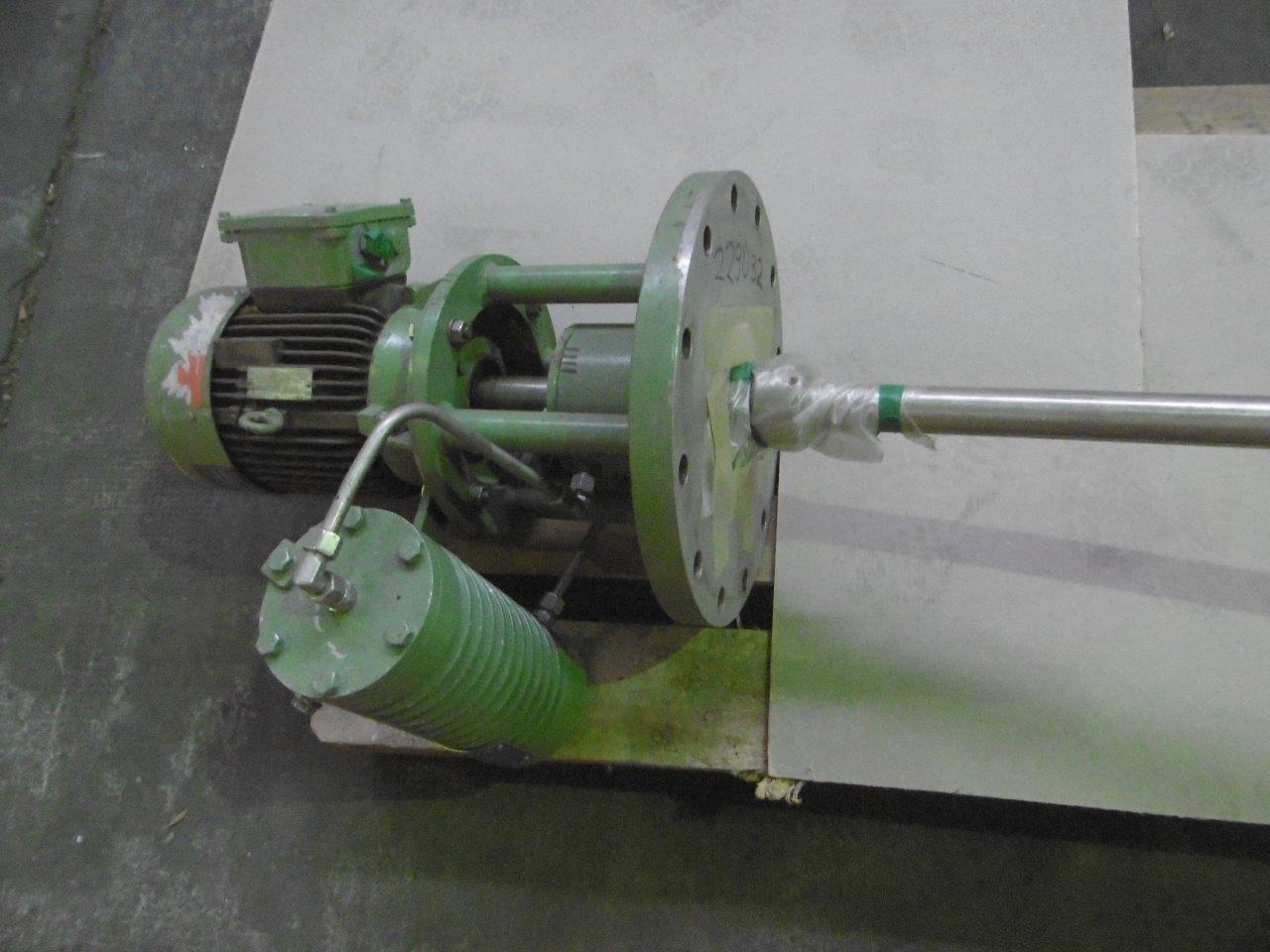  Drive Agitator 1.5 kW (2 HP) Stainless Steel Austenitic For Sale - IPP# 229032