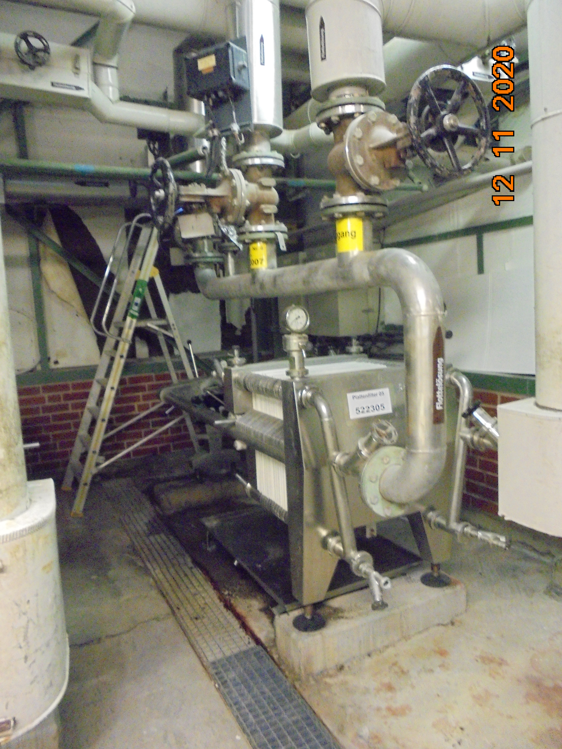 321 Stainless Steel Seitz 60A100 Filter Press - IPP# 229371